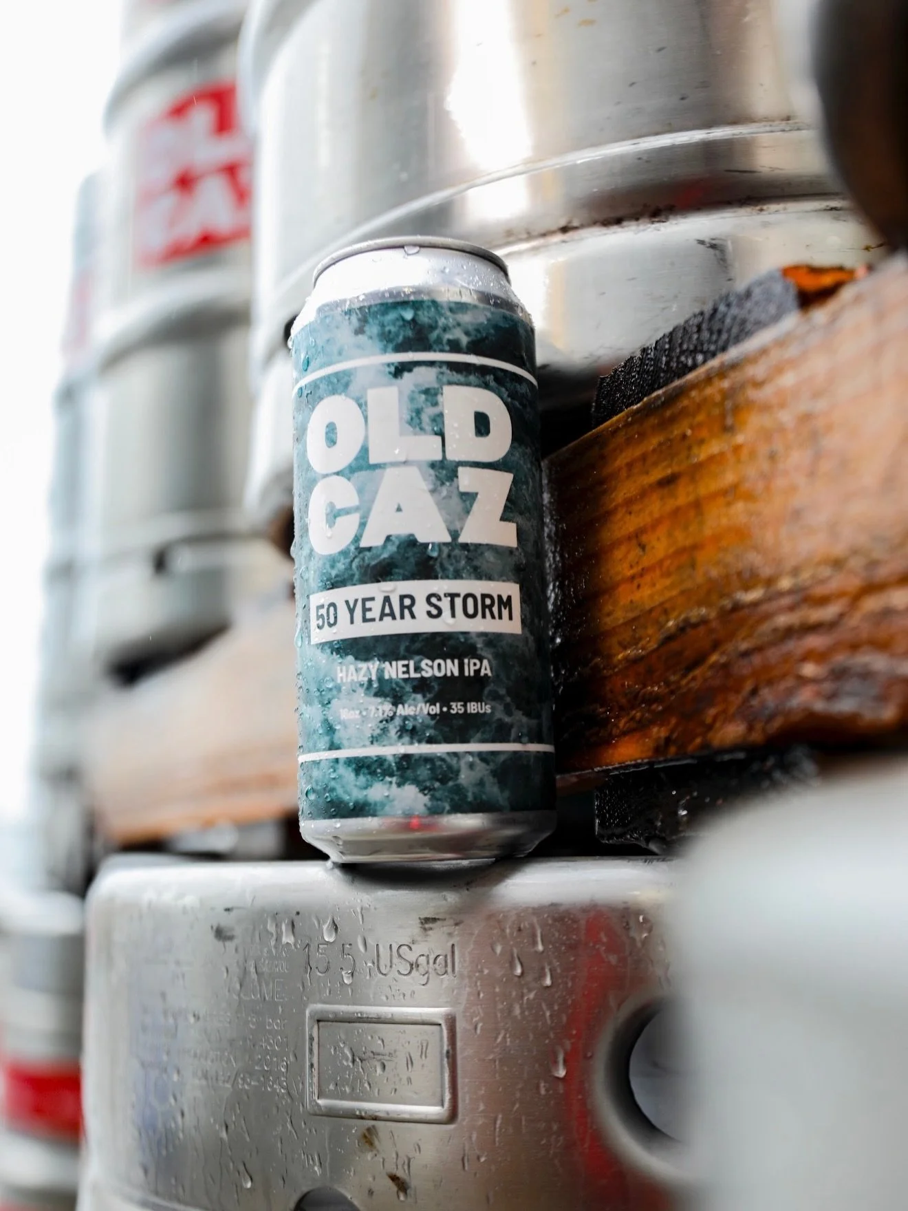There&rsquo;s a storm outside, and 50 Year Storm is back in the brewpub today.
⁣
Loaded with massive additions of Nelson, Simcoe, and Citra, it delivers tropical fruit and white wine character while staying soft, smooth, and dangerously drinkable.
⁣
