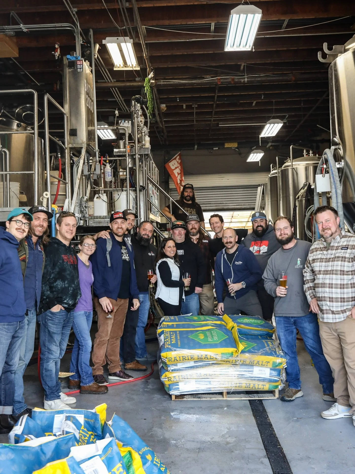 Yesterday, Old Caz welcomed the breweries of the North Bay Chapter of the Bay Area Brewers Guild to collaborate on a beer for @SFBeerWeek!

Six different IPAs are being made in collaboration with the various chapters of @drinkbaybeer and The North Ba