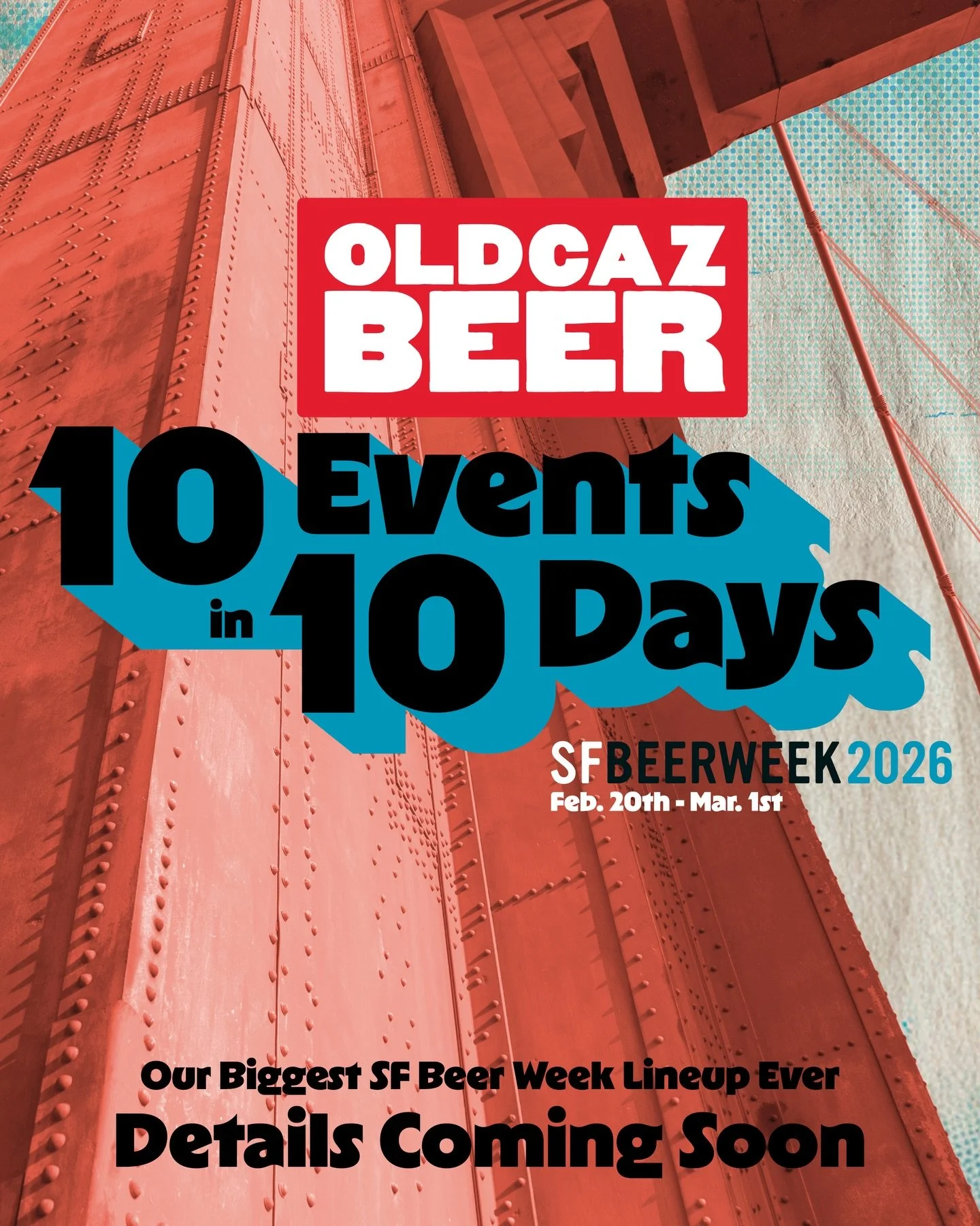 @SFBeerWeek is almost upon us...

Brand New Releases
Collabs
Special Food Menus
Live Music
Art Shows
Community Events
and More.

10 Events in 10 Days.
Mark your calendars... it starts February 20th.