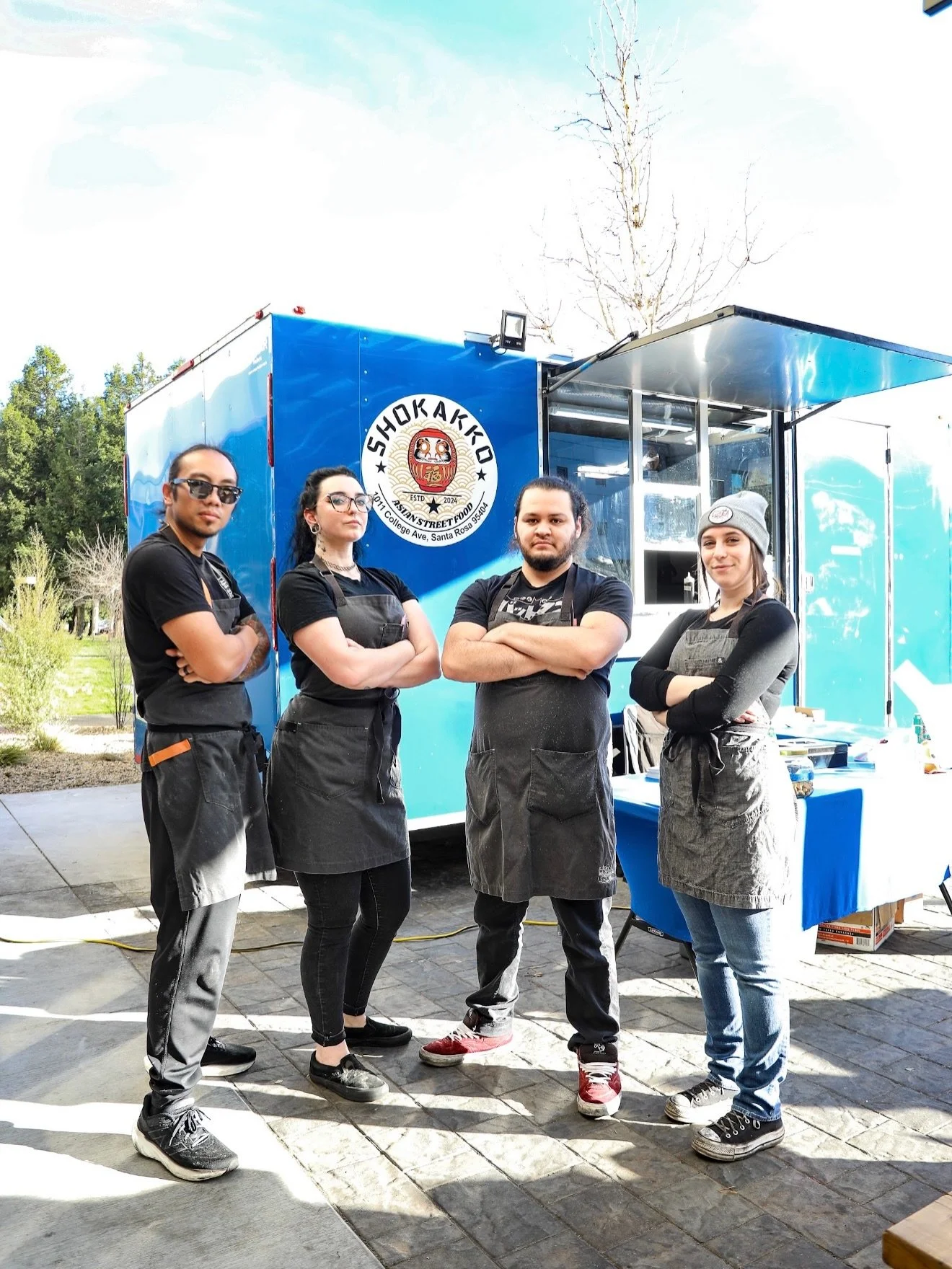 Today is the last pop-up for Shokakko Asian Street Food and we&rsquo;re honored that it&rsquo;s at Old Caz. 

@eat_shokakko stormed onto the food truck scene with some of the best eats in the county and garnered justified acclaim for their unique and