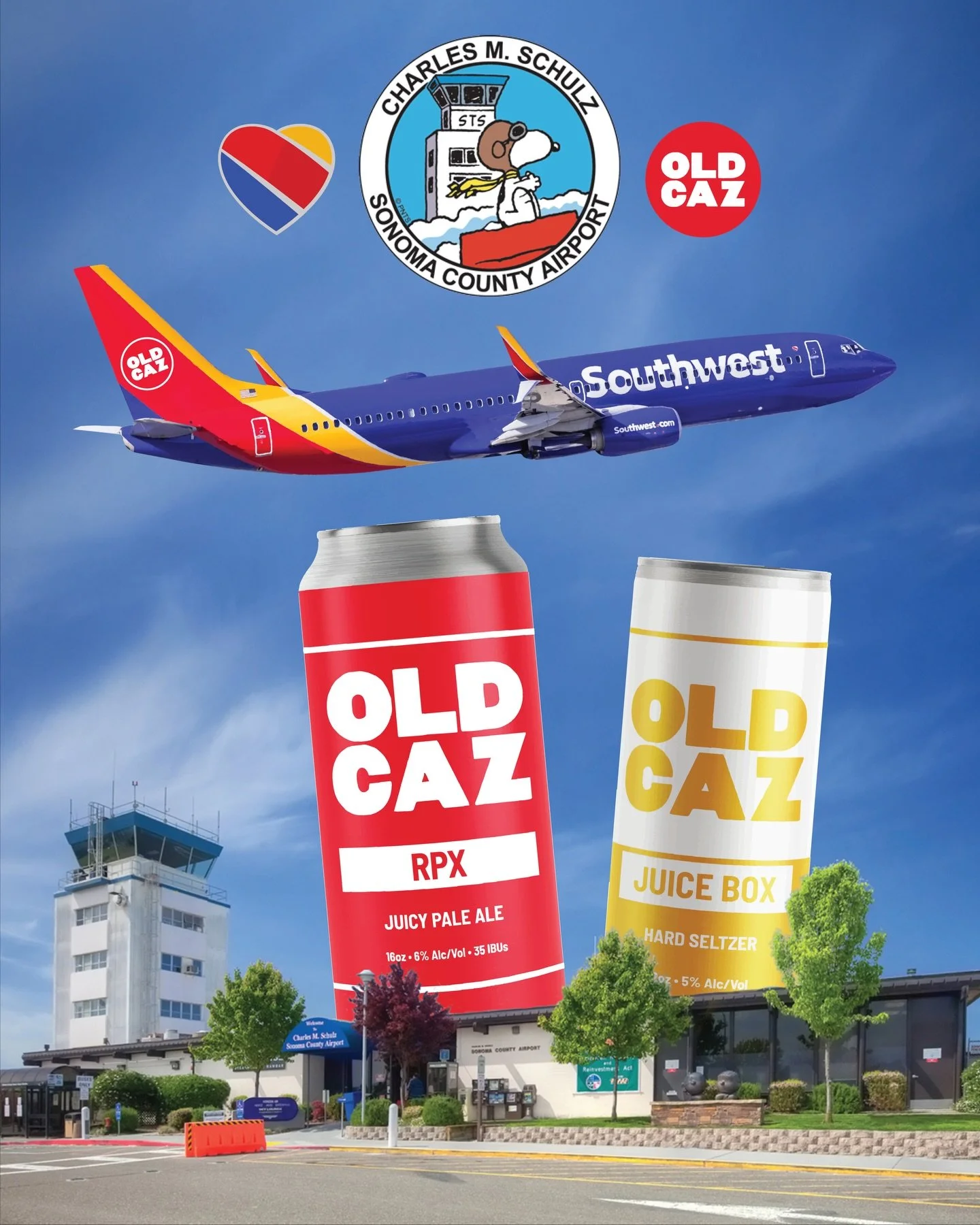 We have a very special announcement to make for anyone traveling out of the Sonoma County Airport! 📣

As you may have heard, Southwest Airlines will begin service starting this month and we are over the moon to announce a strategic partnership that 