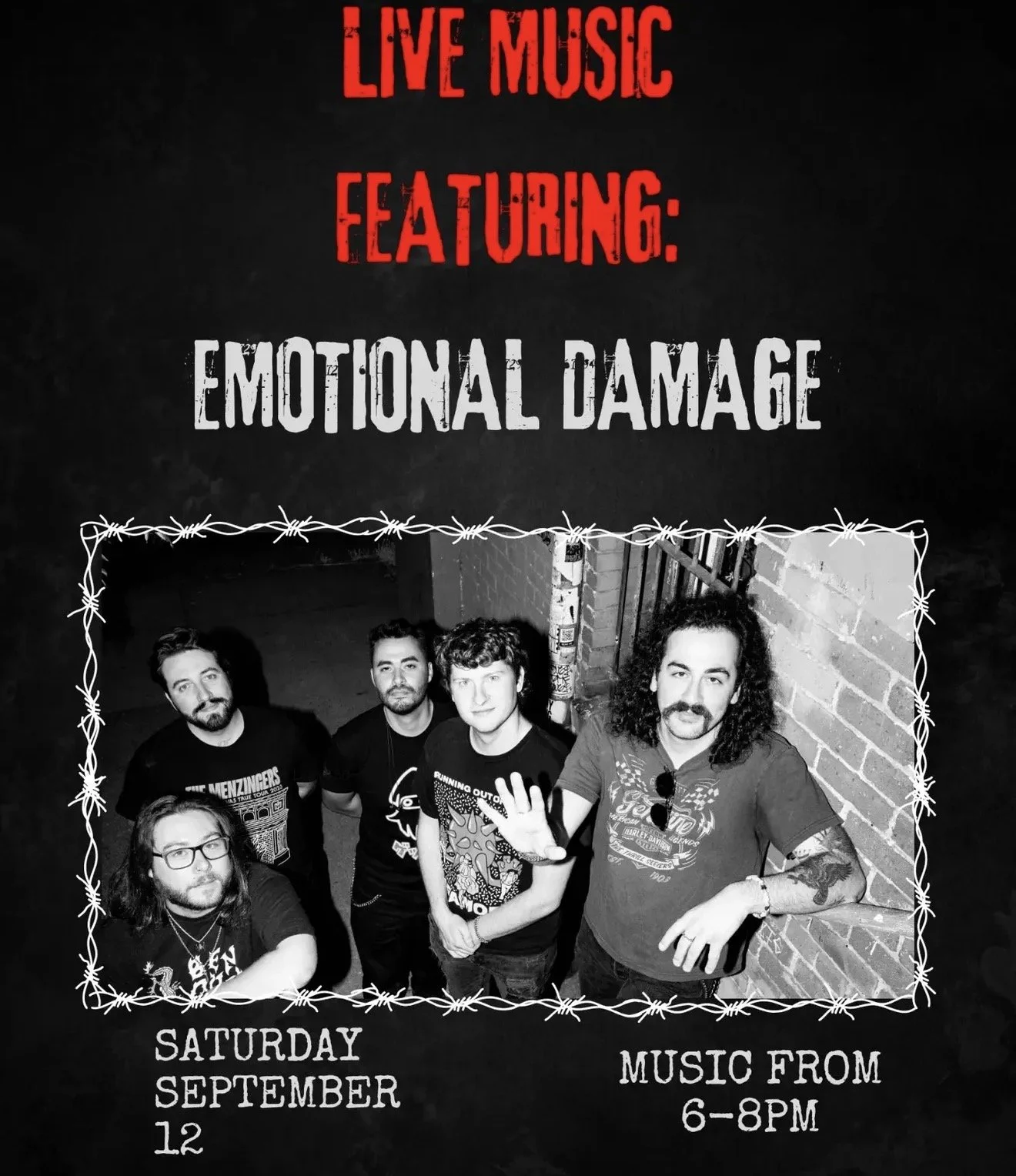 LIVE AT THE BACKYARD: EMOTIONAL DAMAGE