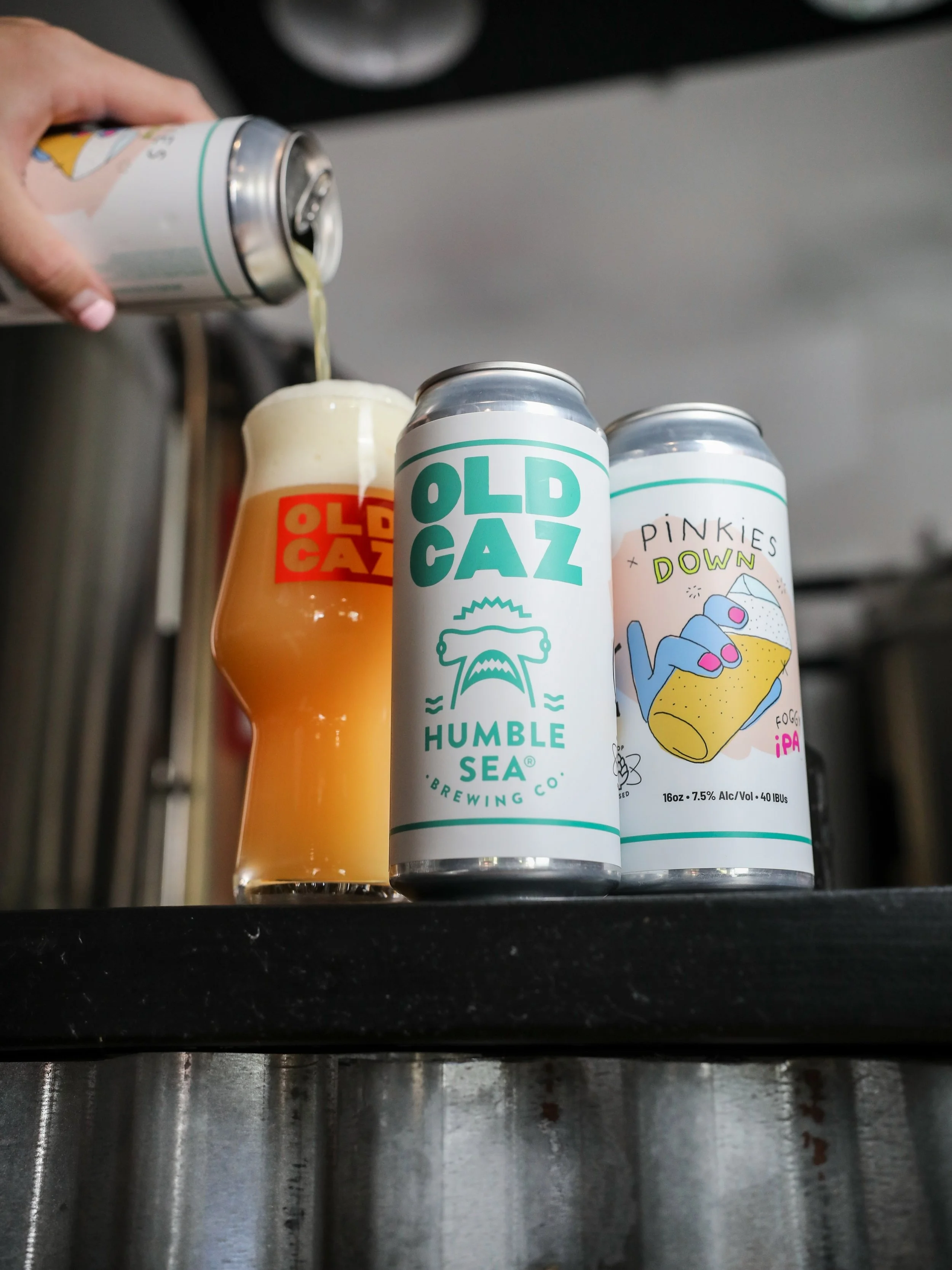 Anniversary Beers Preview! 🔥

We&rsquo;ve got some some seriously special releases coming online tomorrow! 

Pinkies Down ⤵️
Foggy IPA collab w/ @humblesea 
7.5% / 40 IBUs
Grain: 2 Row, Oats, Wheat, Chit
Hops: Superdelic, Simcoe, Citra, Nelson 

Whe