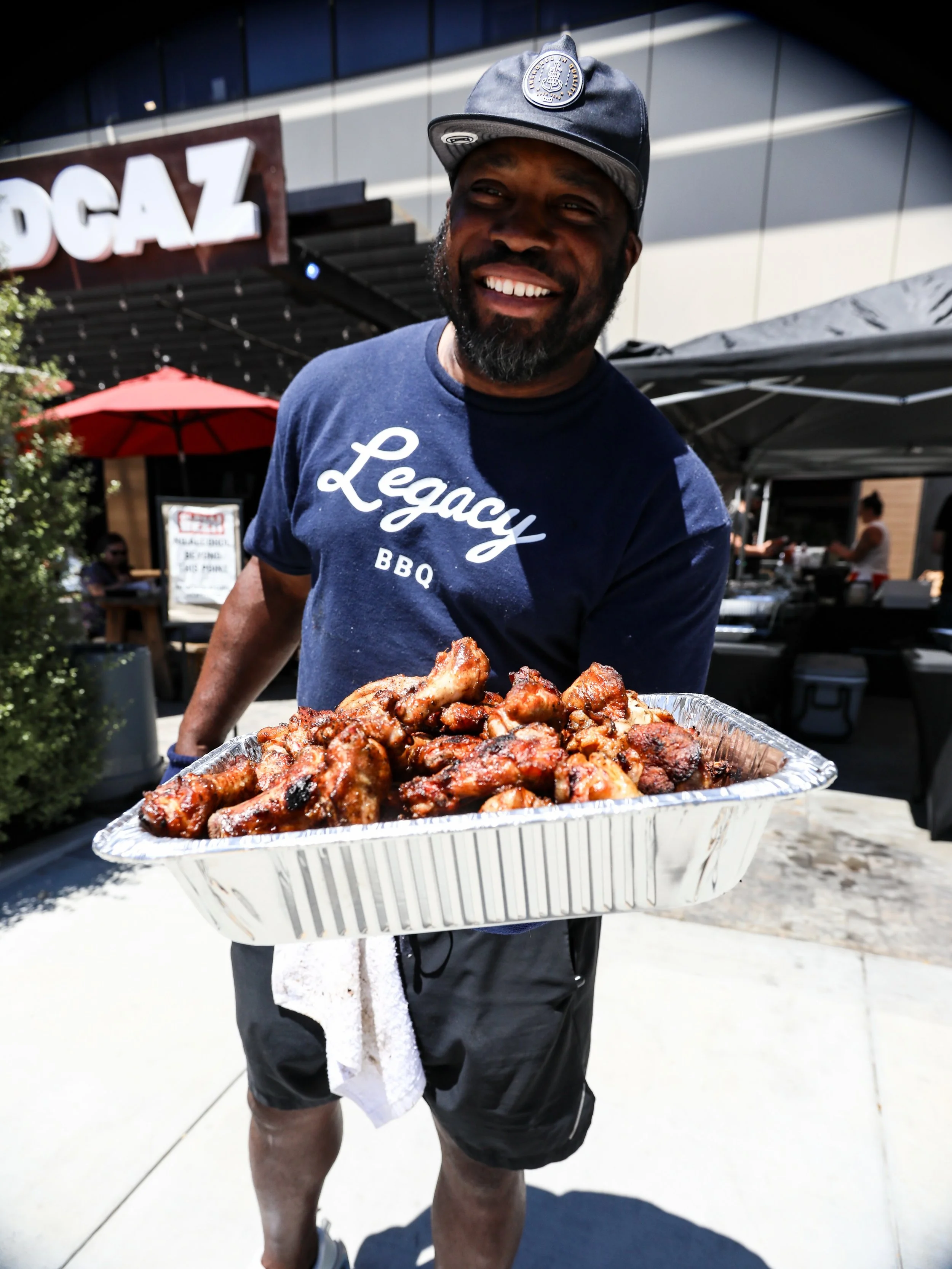Saturday is shaping up nicely at the SOMO Village Brewpub.

@legacybbq707 is back on the patio, bringing the kind of slow-smoked spread that pairs well with an afternoon at Caz. We&rsquo;ll have the beers flowing, the tables ready, and something new 