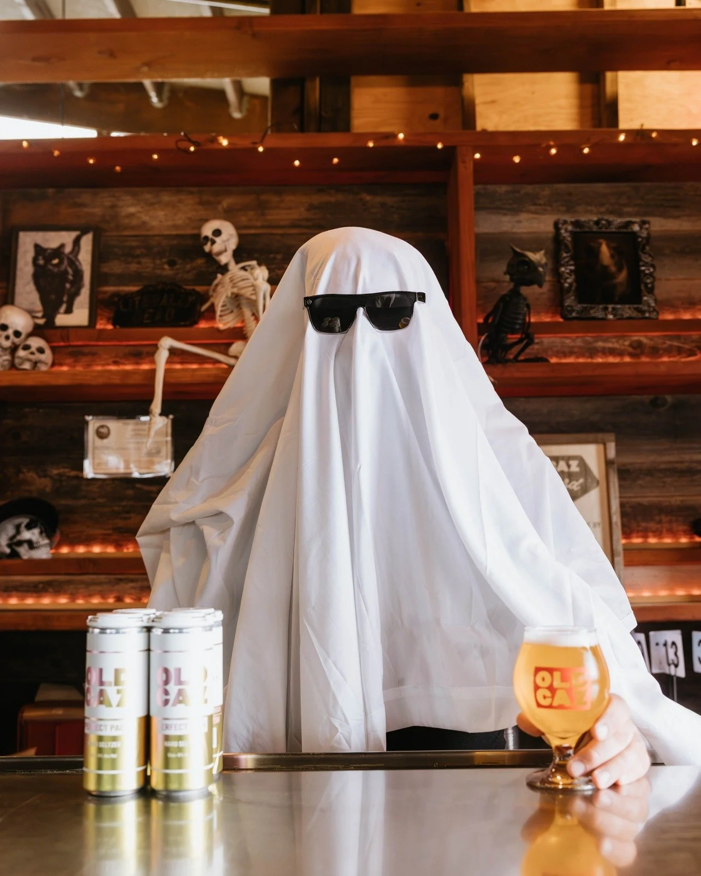 Looks like someone&rsquo;s getting an early start on Halloween at the Backyard.

Halloween is just over a week away, and we&rsquo;re getting ready for our party on Saturday, October 31st. Costumes, live music, and a full evening of Halloween fun are 