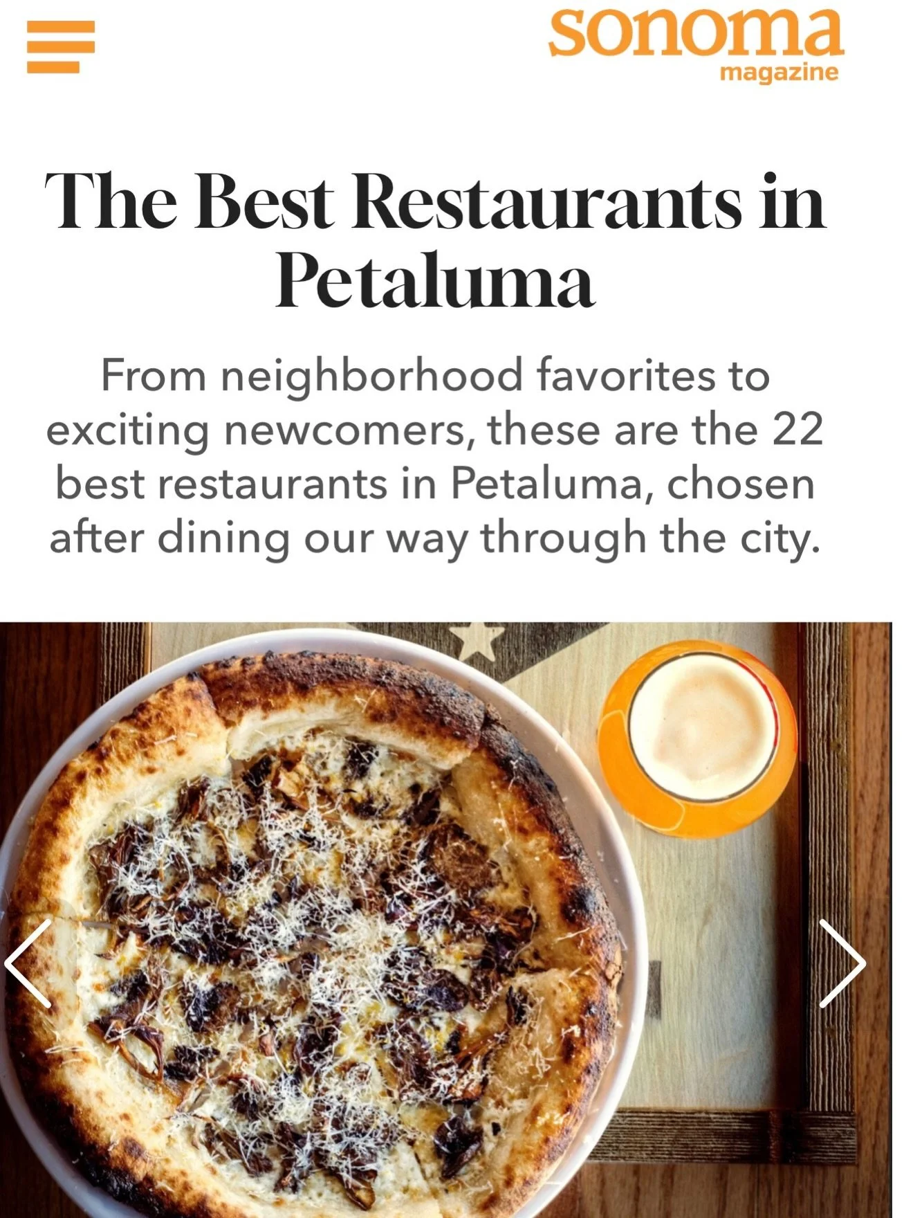 A little love for the Backyard and the crew behind your pizza.

Thanks to @sonomamag for including us among their favorite restaurants in Petaluma. Big love to Elijah, Kayla, and our CAZ Eats team for the work they put into this kitchen every day.

A