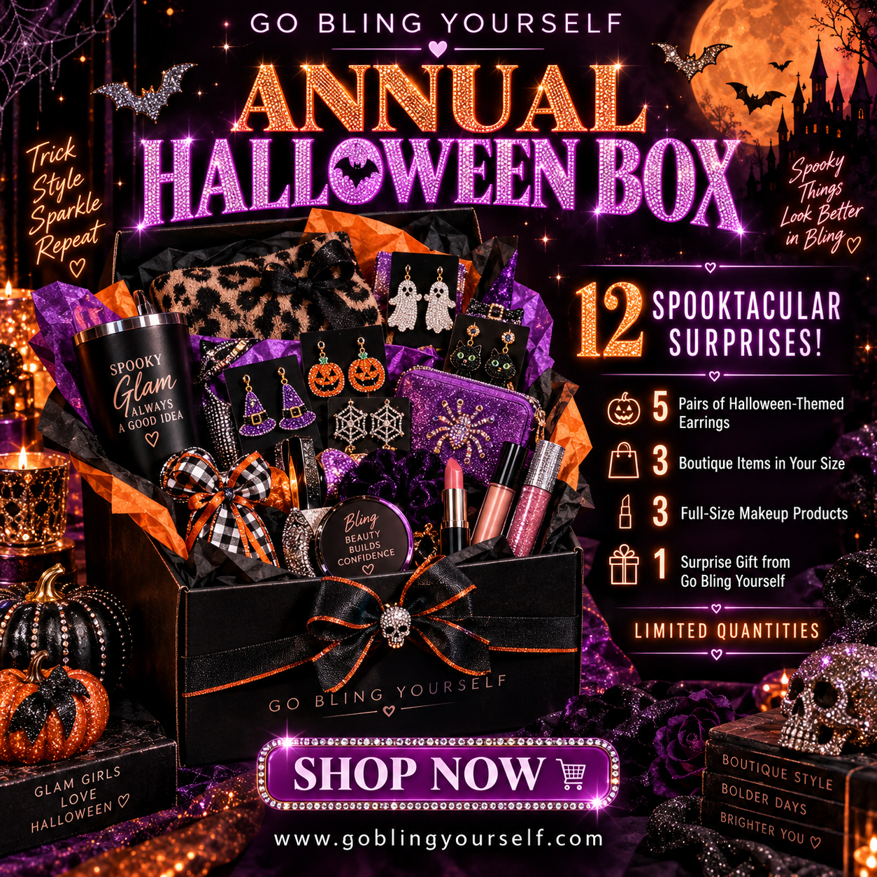 GO BLING YOURSELF ANNUAL HALLOWEEN BOX