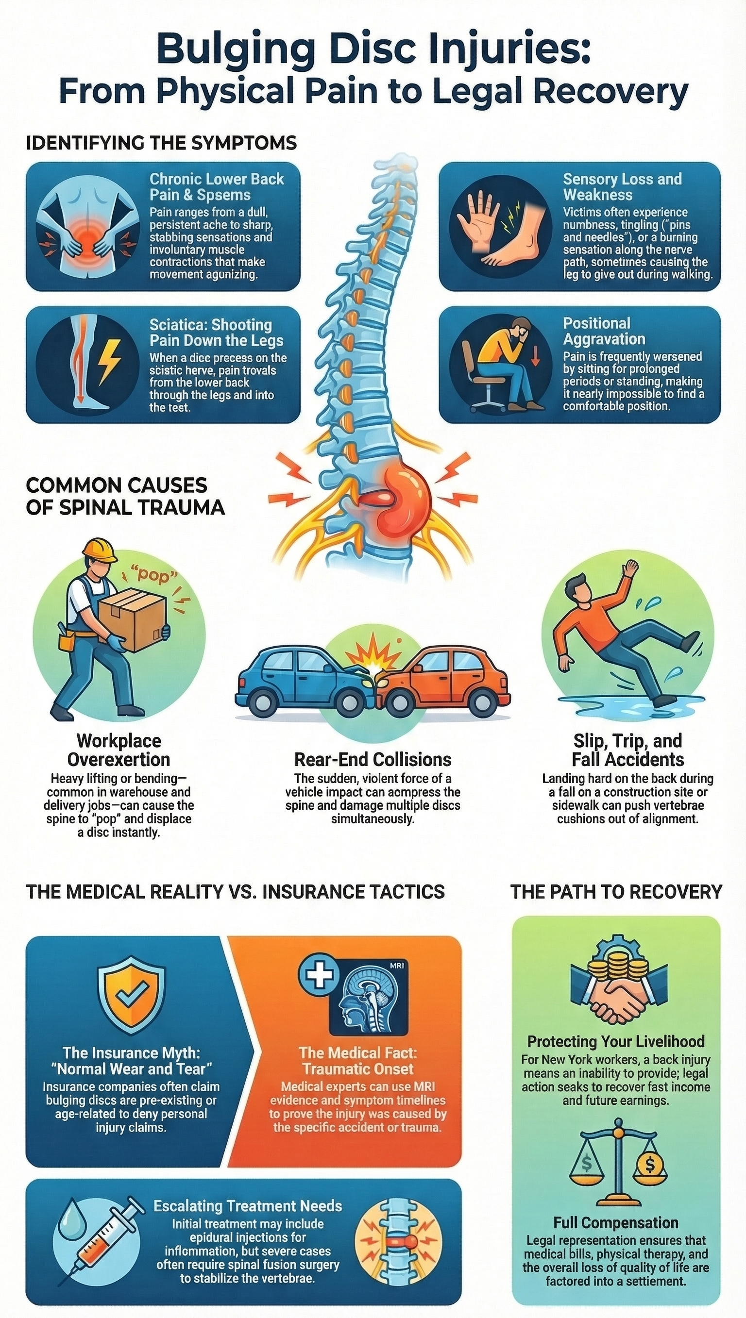 Bulging Disc Symptoms of the Back
