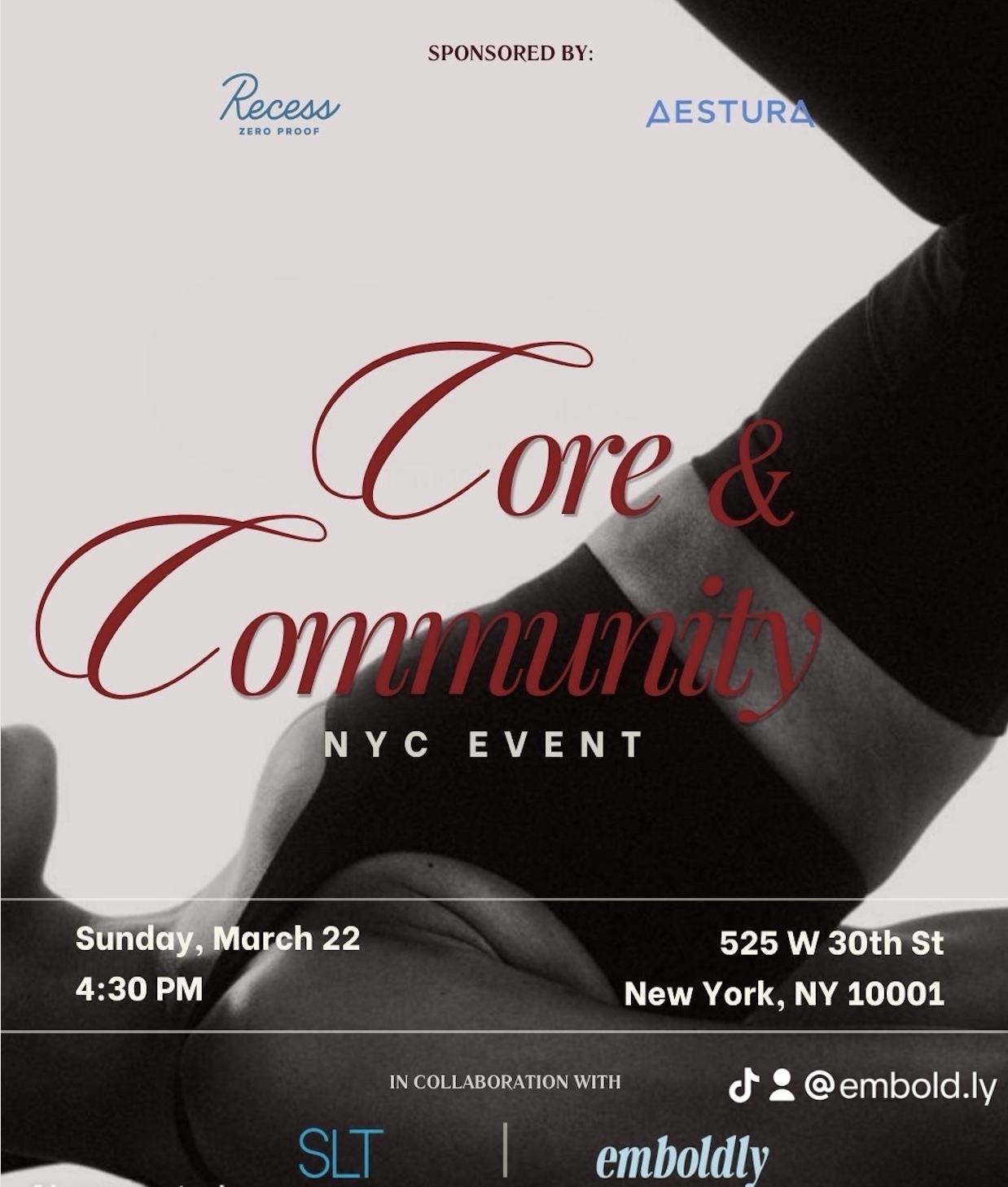[NYC] Emboldly x SLT Pilates Power Hour Workout Event