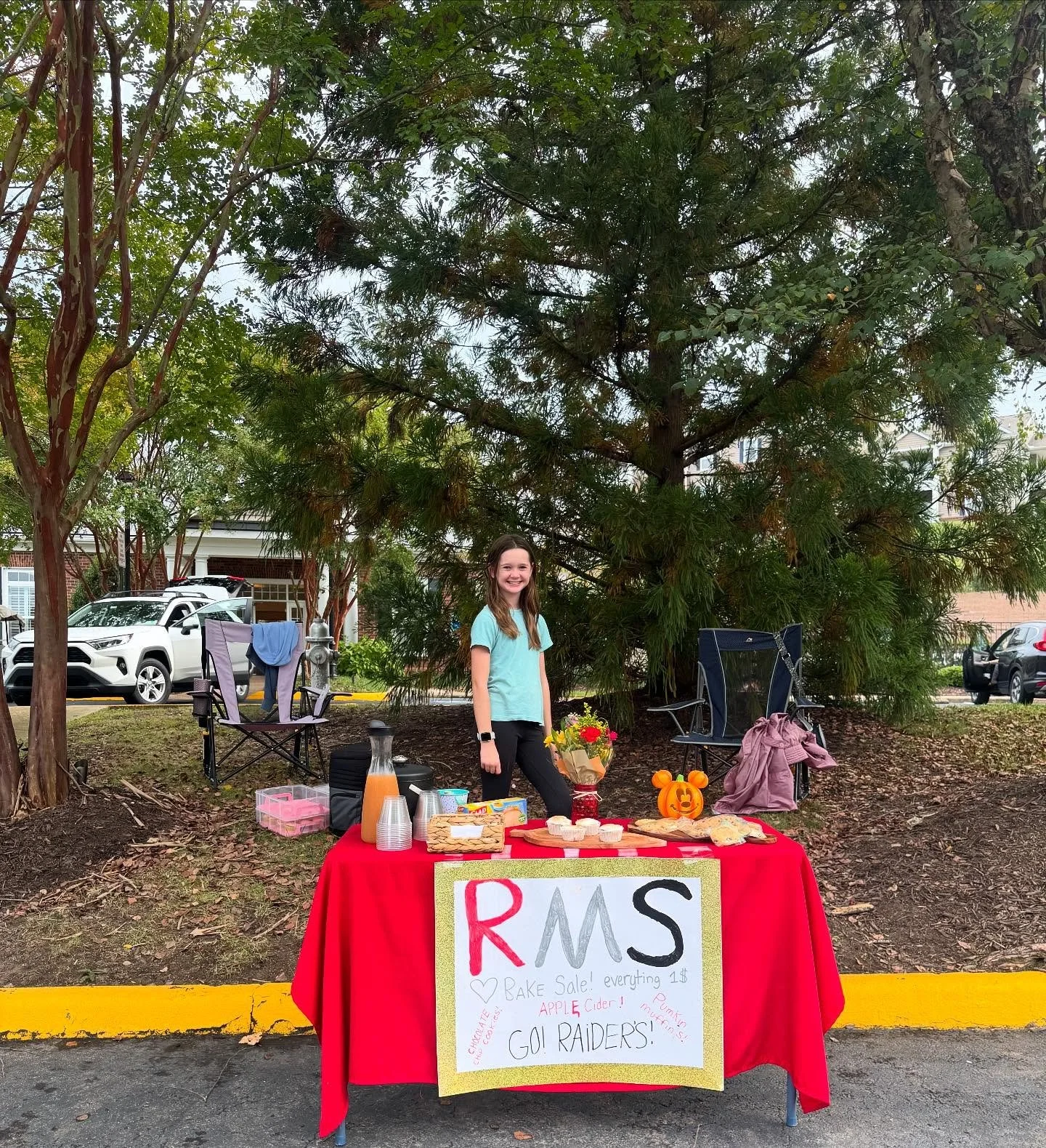 Come support our local kids, and buy baked goods to fundraise for Robious Schools!!