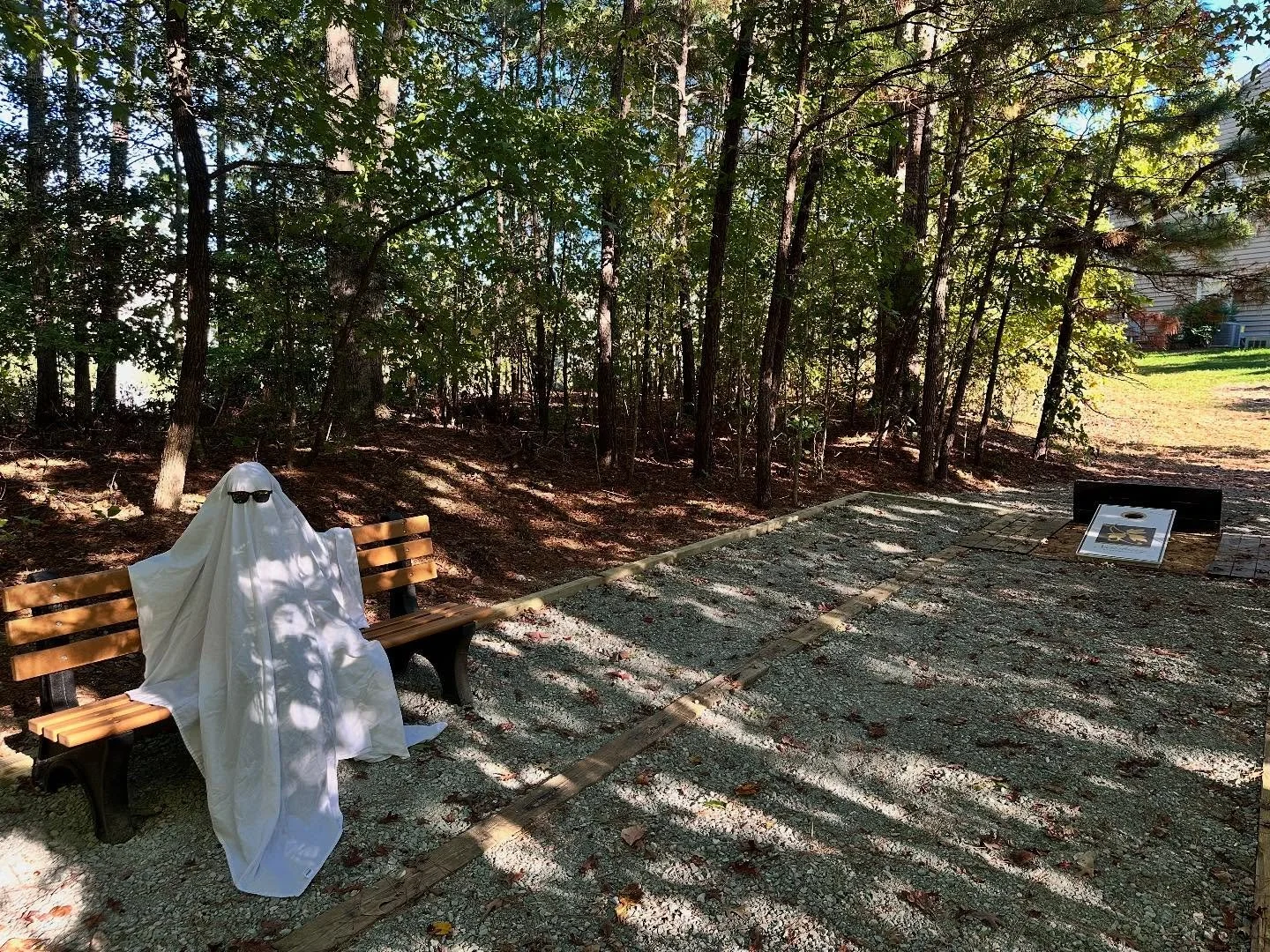 👻👻Casper wanted to take you around The Park at Salisbury to show some of the amazing amenities we have to offer!! Such as the fire-pit, walking trails, playground, Olympic pool,propane grills , 52 acres of land, catch and release pond, dog park and