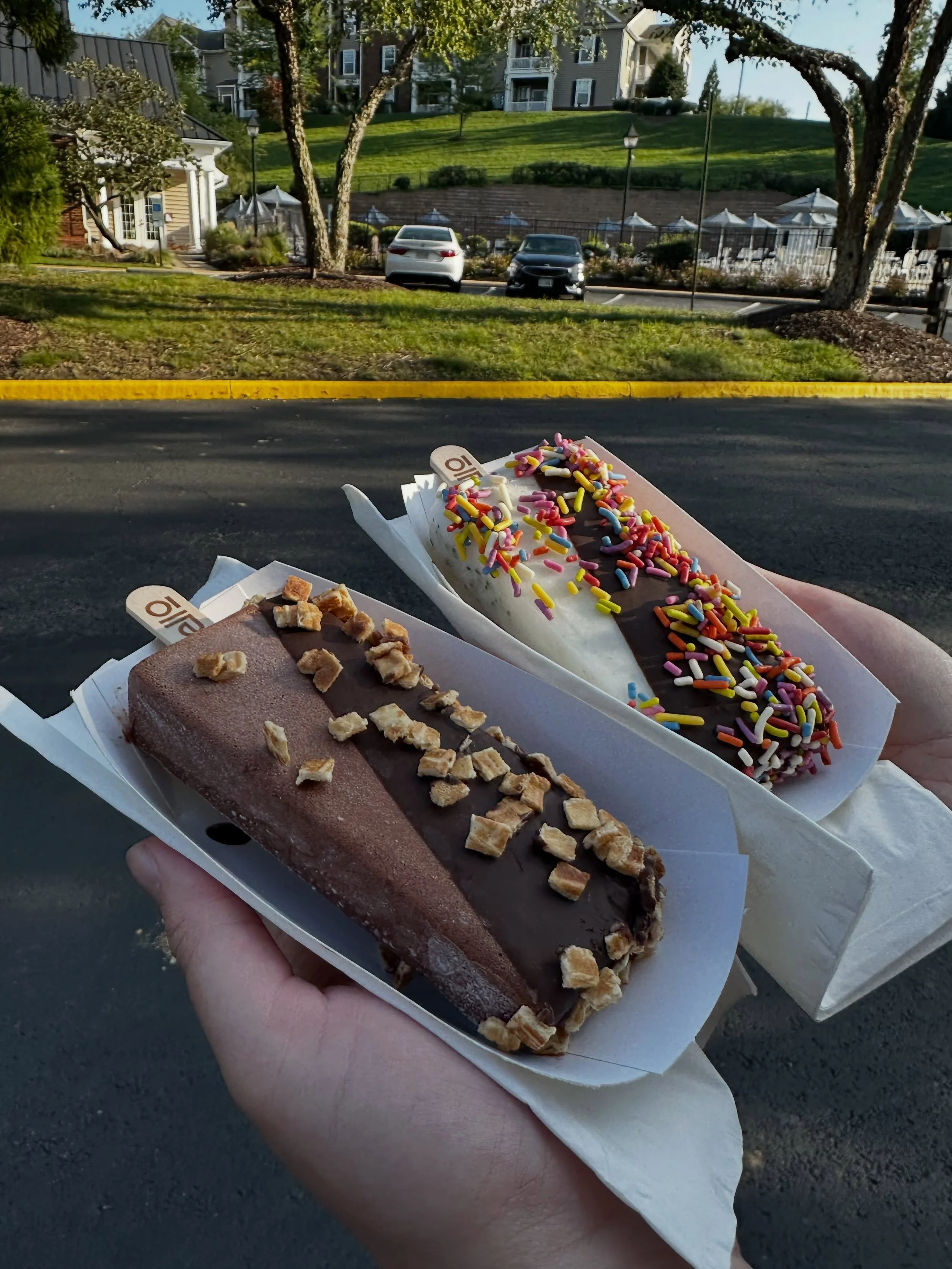 Thank you @ellodelights for stopping by yesterday with some delicious gelato! Our residents had a blast cooling down the evening with a delicious treat!