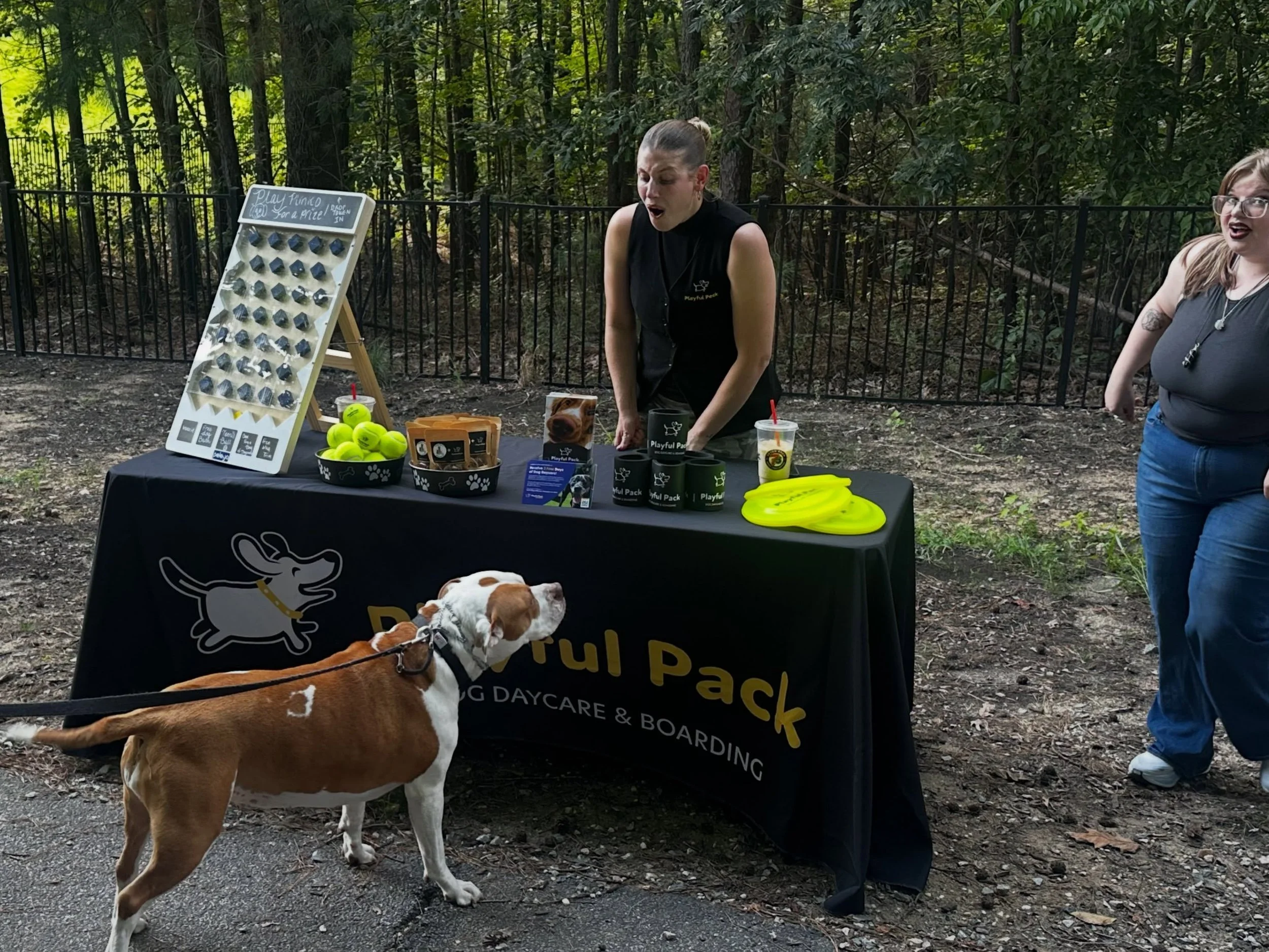 A HUGE thank you to the @playfulpackrichmond team for coming out to mingle at our Pawty at the Bark Park this evening! We&rsquo;re so lucky to have such a great doggie daycare just 5 minutes from our community!
