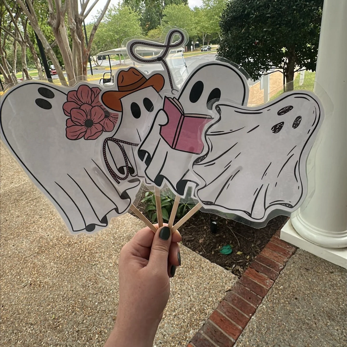 We're so ghoulsh-darn excited for the scavenger hunt on Tuesday, we can hardly contain ourselves!! Our team will be setting out some boo-ti-ful little ghosties out throughout the community for you to find between today and tuesday morning, here's a s