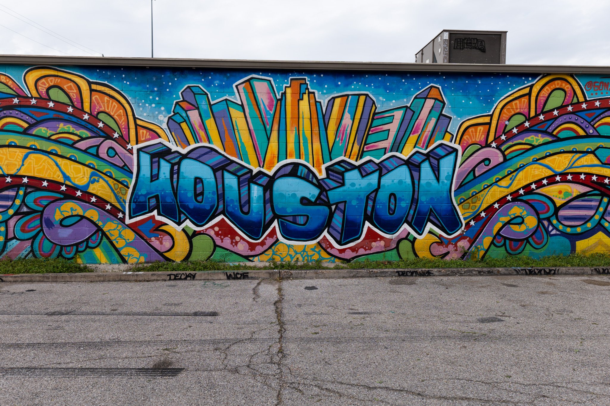 Iconic Houston mural