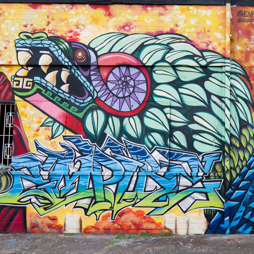 "Kukulkan" or Mayan Feathered Snake, which is traditionally seen in traditional Mexican culture, including the famous pyramids of Chichen Itza.