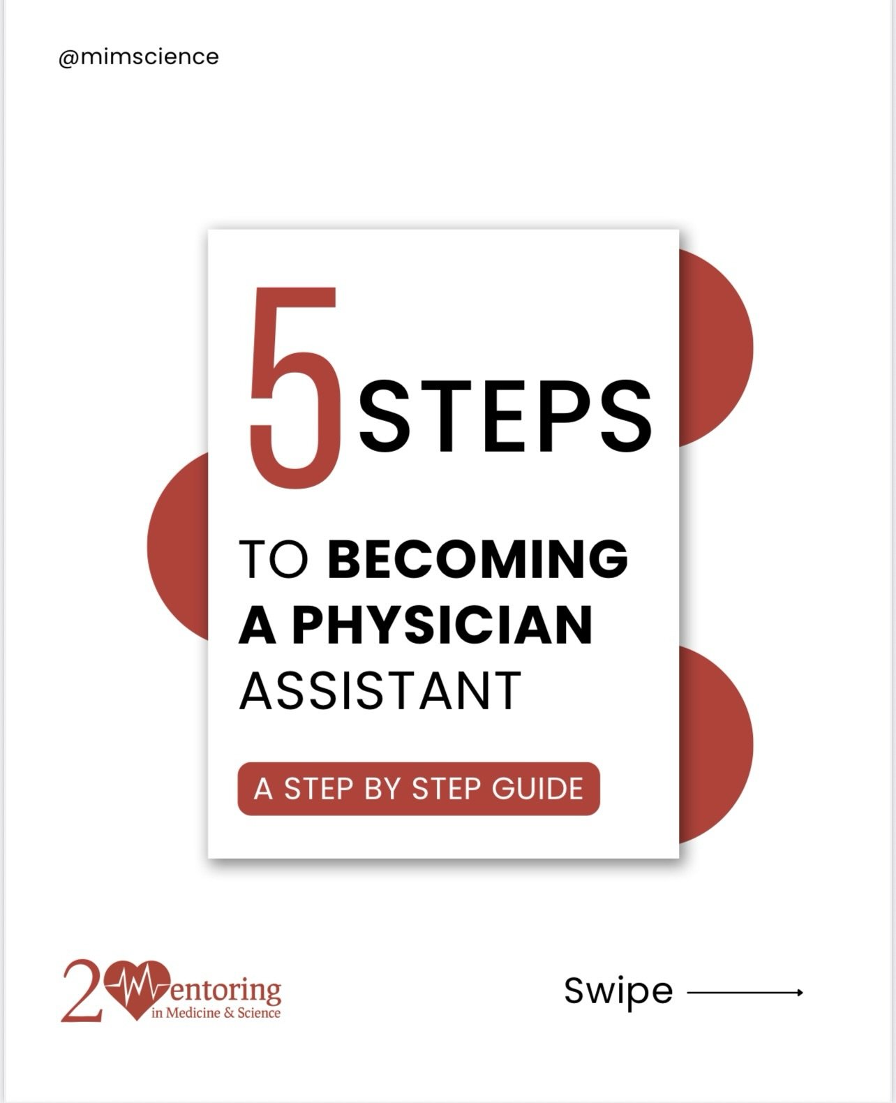 Not sure where to start on your PA journey? We got you. 🩺
Becoming a Physician Assistant is one of the fastest-growing careers in healthcare &mdash; and it&rsquo;s more achievable than you think. Swipe through for a step-by-step breakdown of exactly