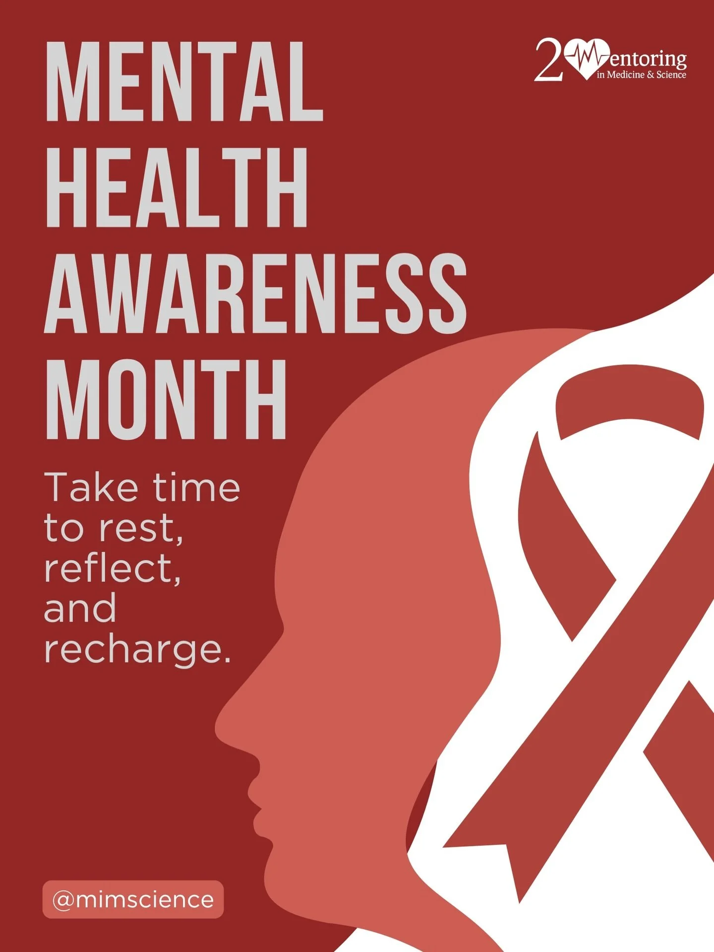 May is Mental Health Awareness Month. 💚

This month we want to remind our community that it is okay to rest, reflect, and recharge. Taking care of your mind is just as important as taking care of everything else.

And if you want to go a step furthe