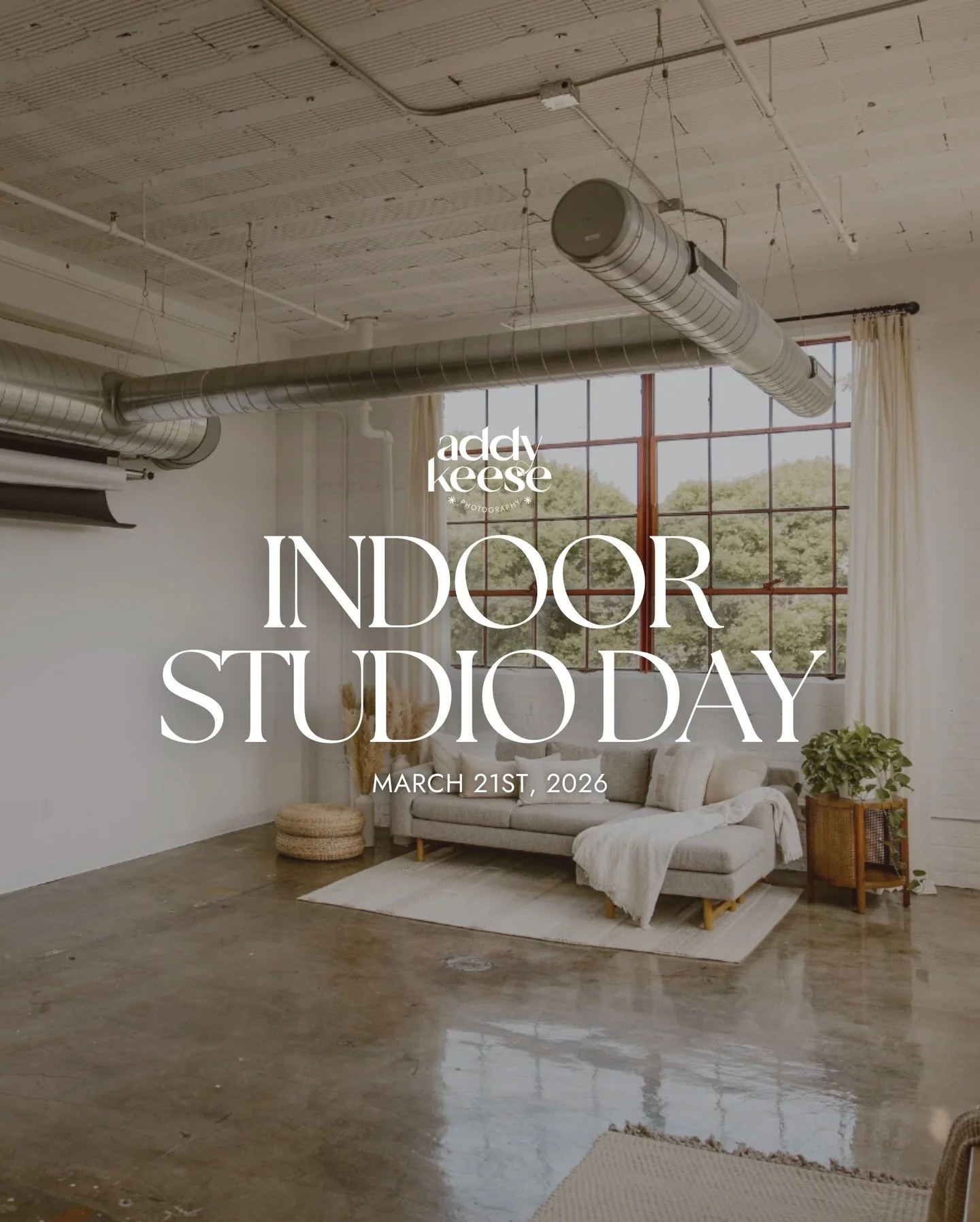 SURPRISE! 🎉 It&rsquo;s an indoor studio day on March 21st 🤩 

Who would this perfect for??

✨ Families that want a mini session before crazy summer/fall takes over.
✨ Guys/Girls that need updated photos for their dating profile(s).
✨ The profession
