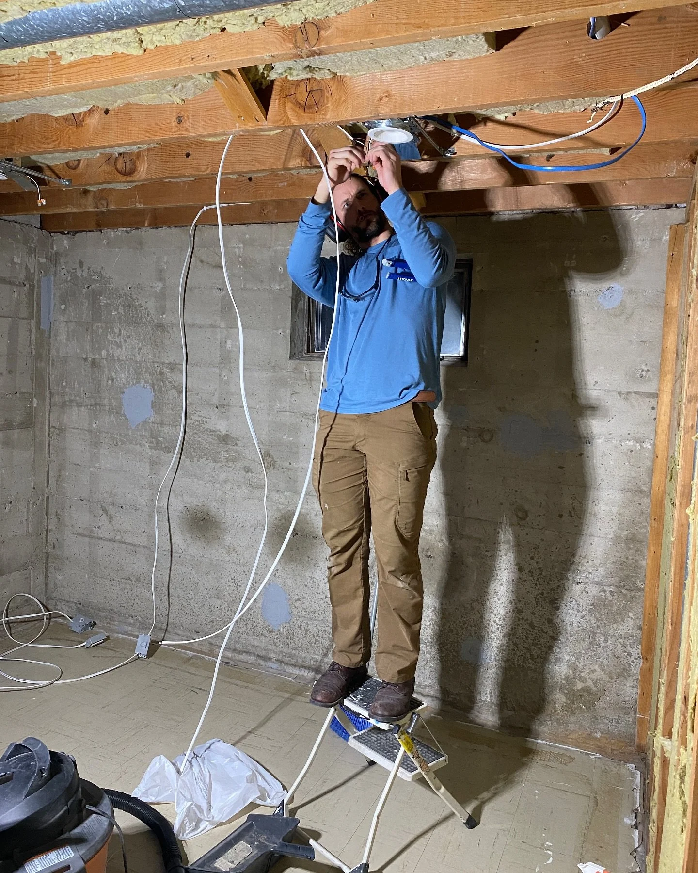 Rewiring the basement has been slow moving. But we&rsquo;ve landed on colors for the main living and nursery rooms along with the wallpaper for the entry and nursery.