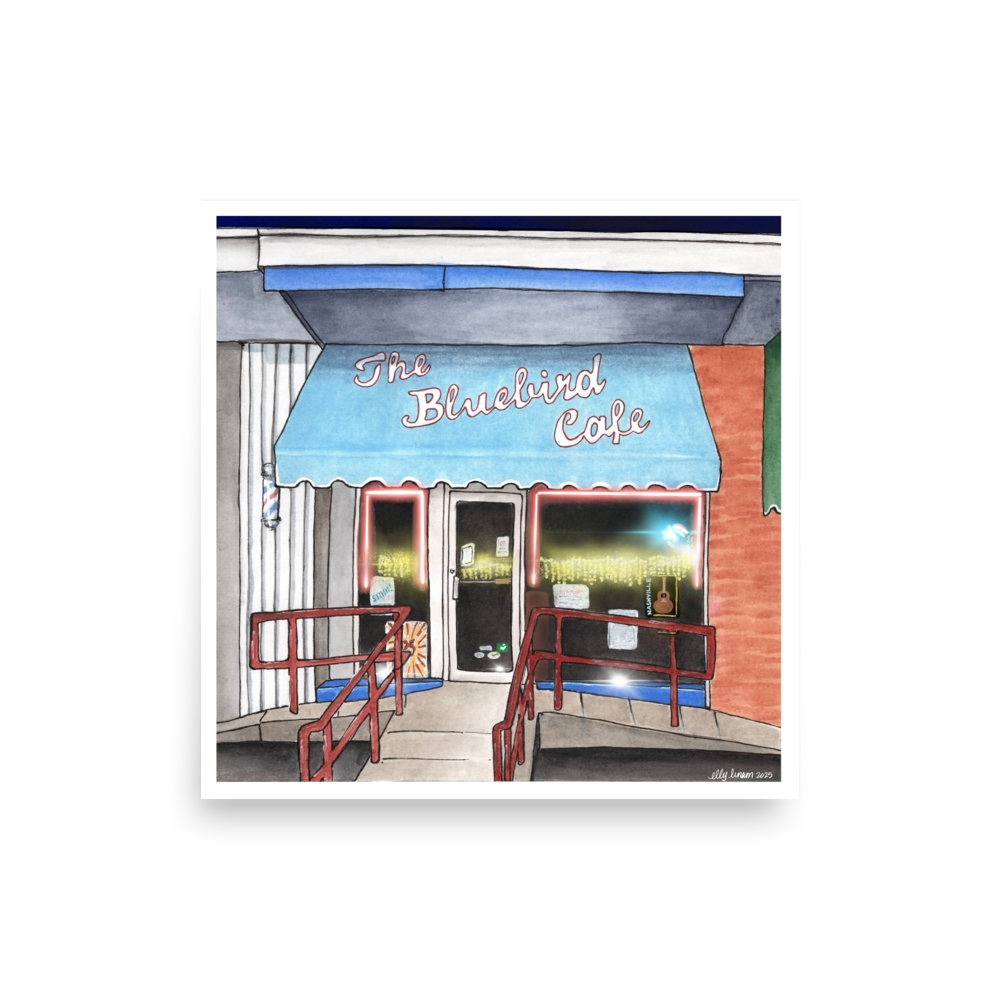Bluebird Cafe Nashville Print