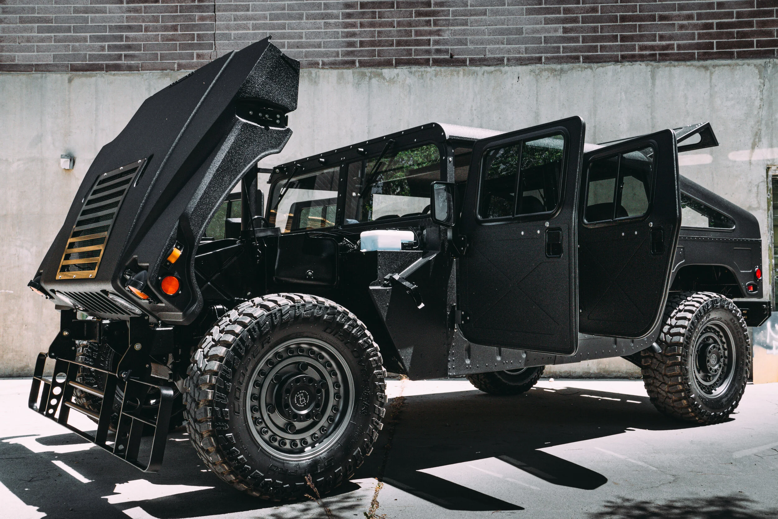 Tasteful Humvee® restoration, customized to the exact specifications of the customer.