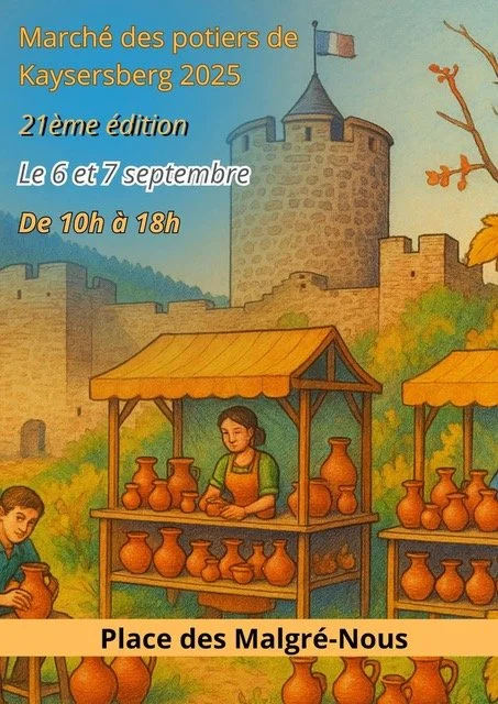 marché de potiers de Kaysersberg (68)
