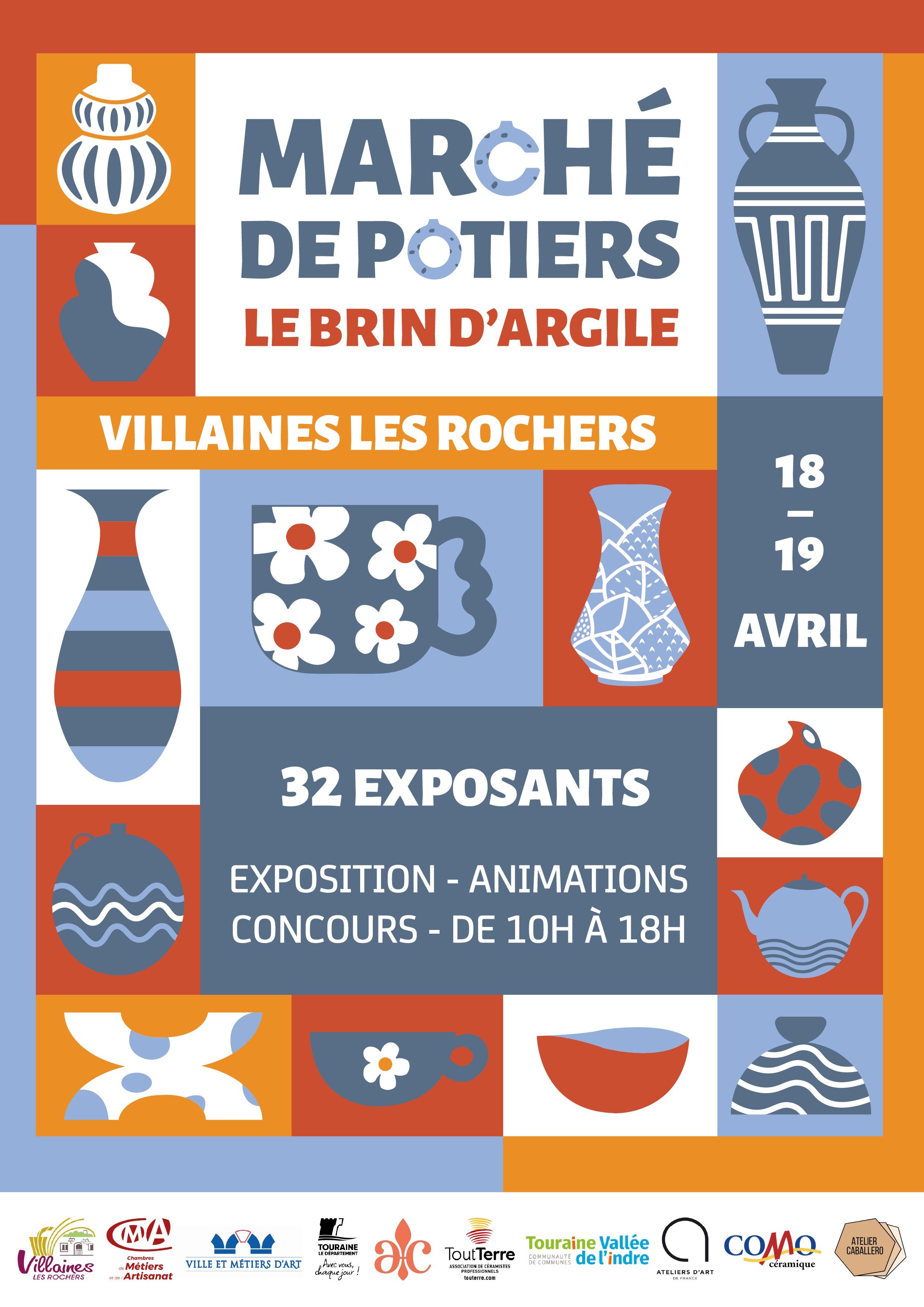 marché de potiers de Villaine les rochers