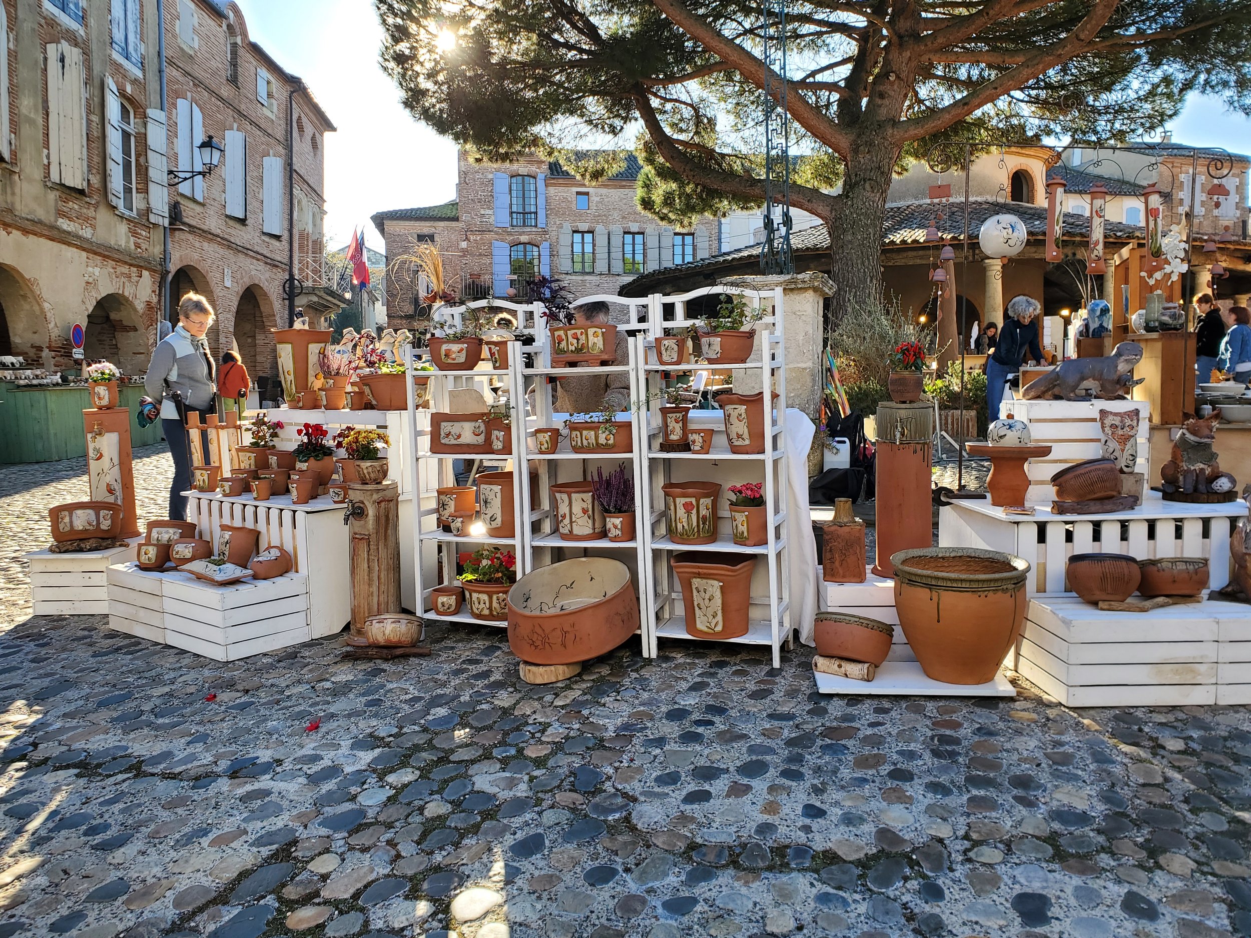 marché de potiers Auvillar