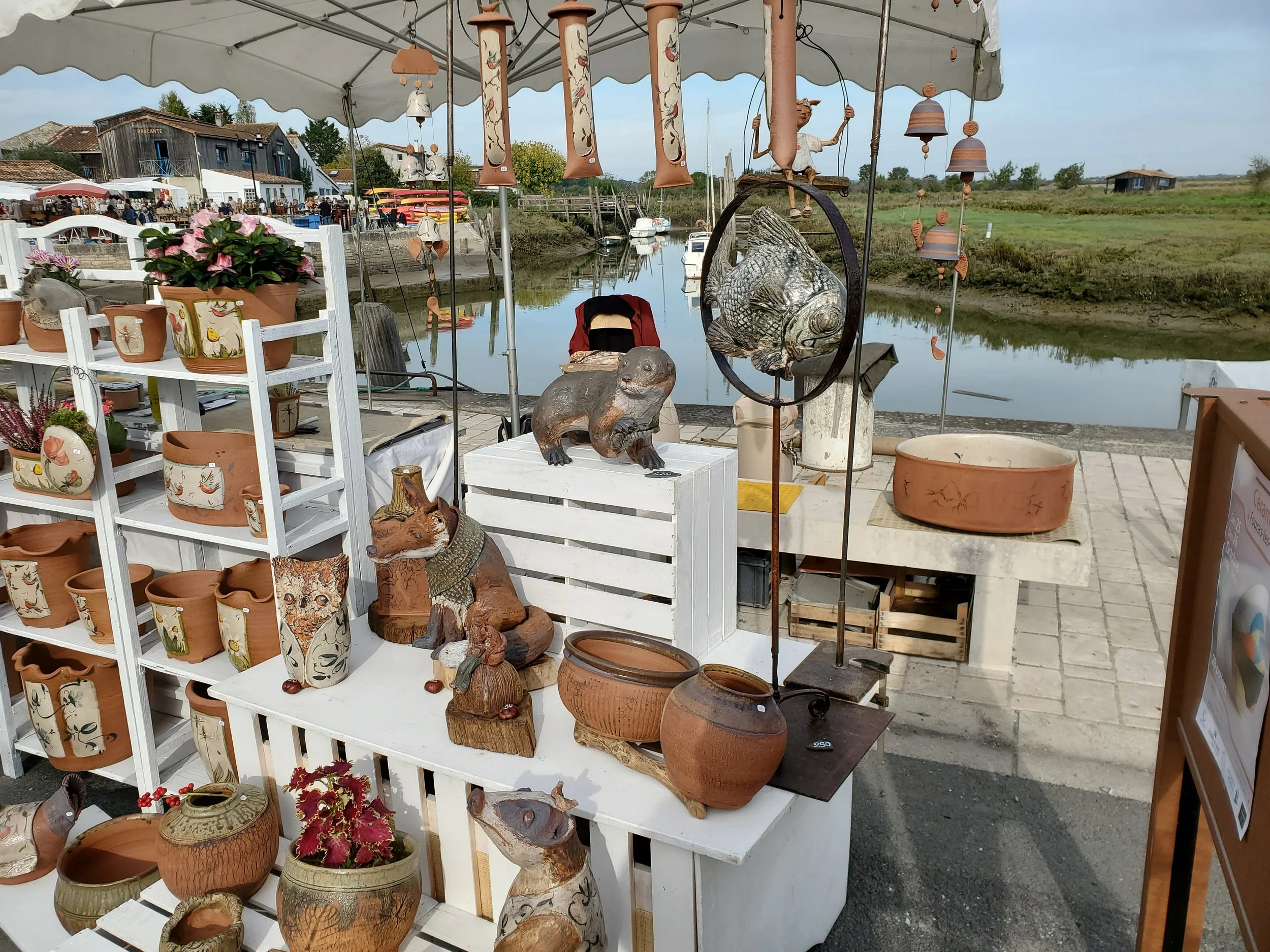 Marché de potiers de Mornac sur Seudre 