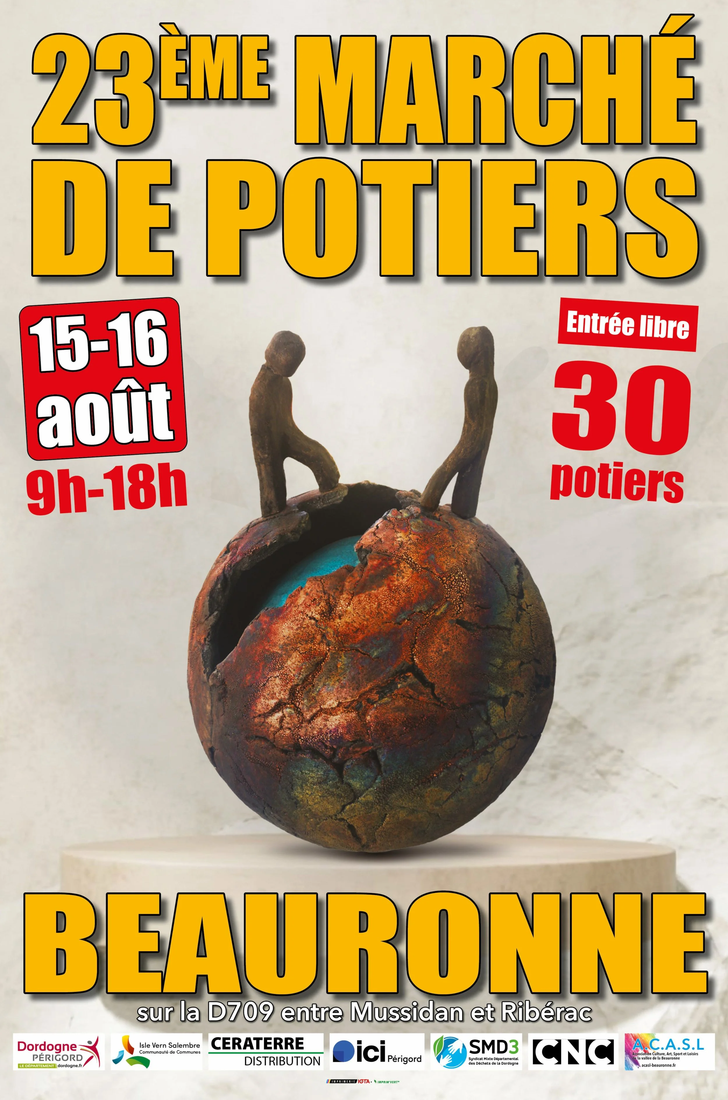  marché de potiers de Beauronne