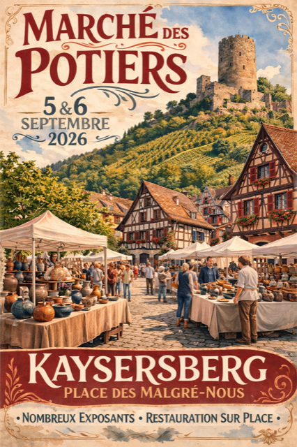 marché de potiers de Kaysersberg (68)