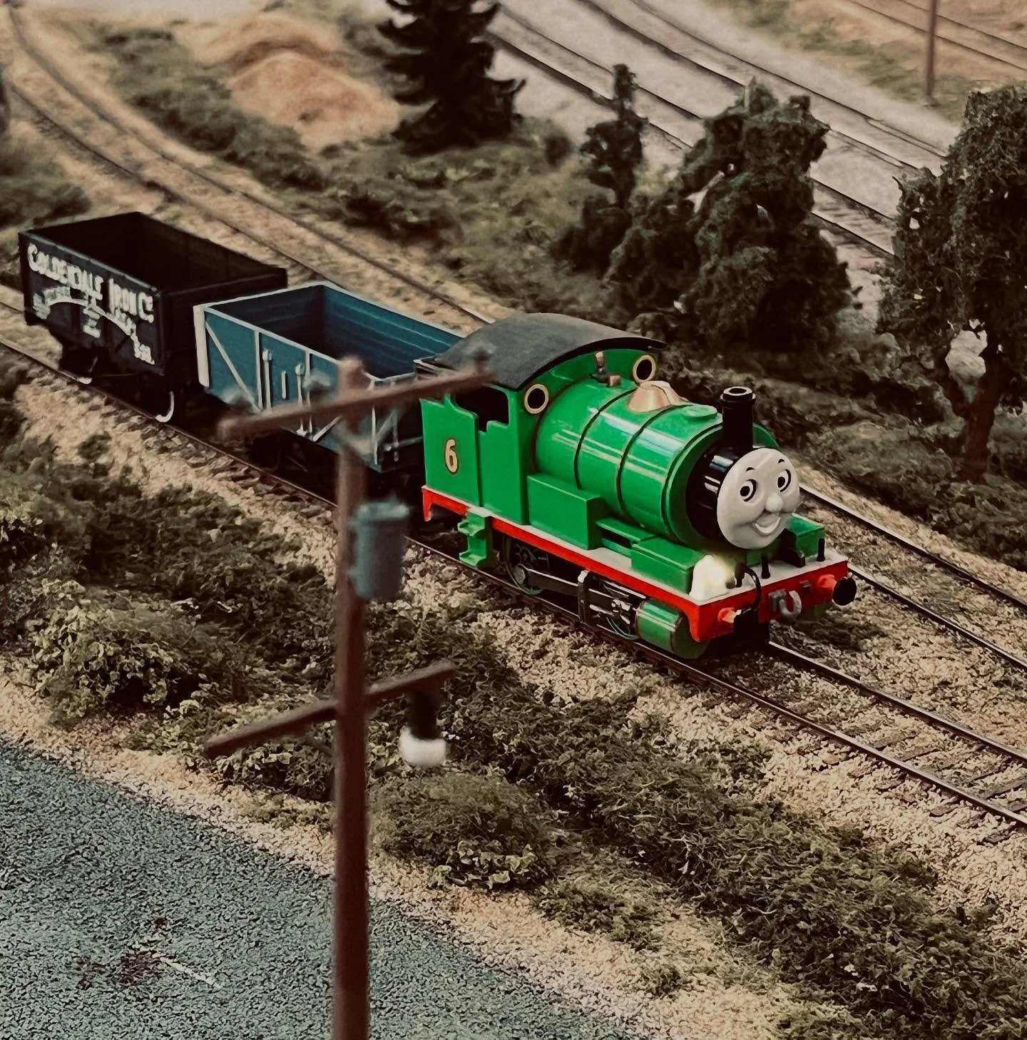 Old fashioned Micro Percy the tank engine 
.
.
.
#oldfashioned #percythetankengine #cool #thegoodolddays❤️ #followforfollowback #photographer #photography #photooftheday #cool #mirco #train #landscapephotography