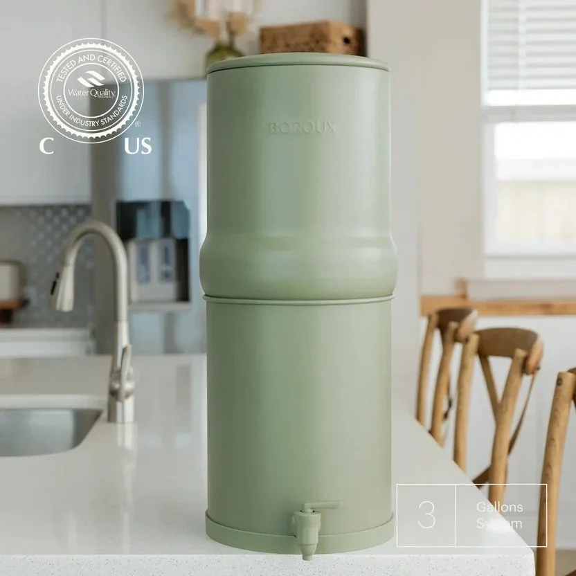 BOROUX Gravity Water Filtration: Clean Water, No Power Required