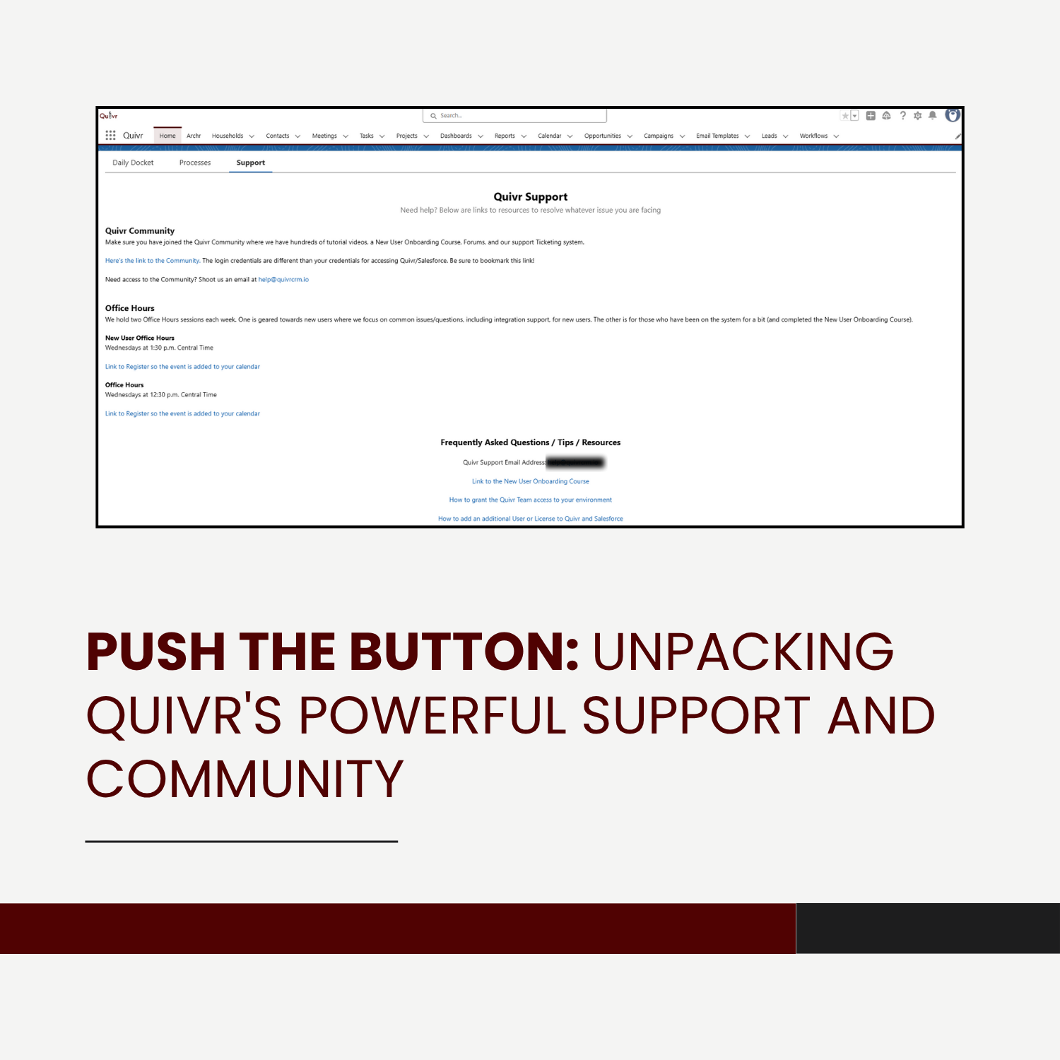 Push the Button: Unpacking Quivr's Powerful Support and Community