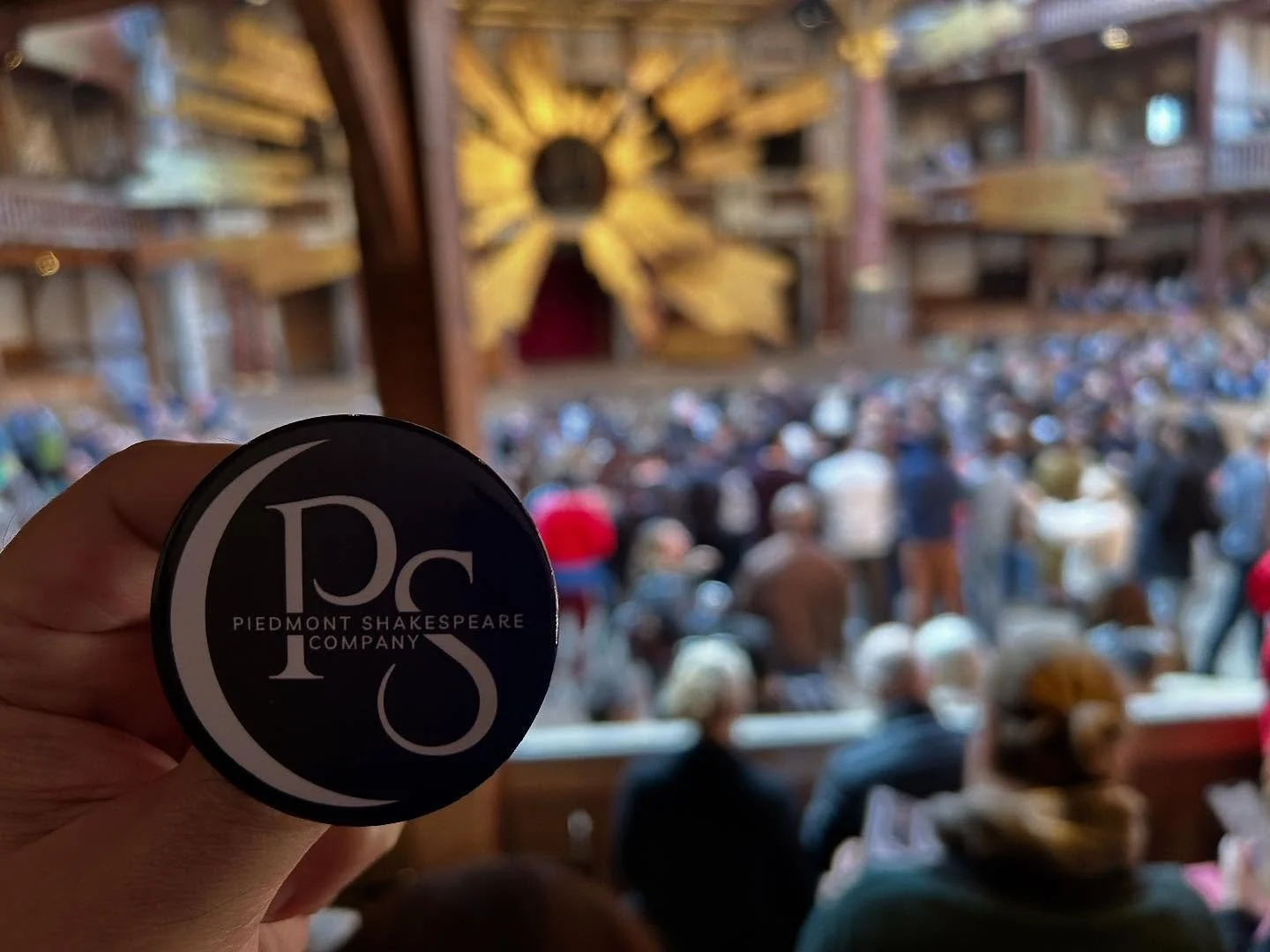 PSC Executive Director David McGraw is catching Twelfth Night at the Globe Theatre today.
