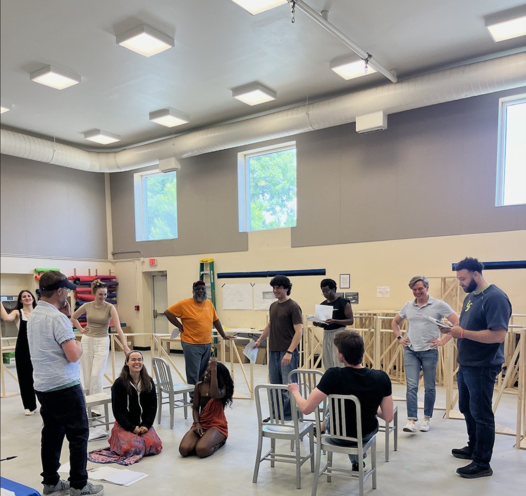 All laughs in the rehearsal room &mdash; as expected from a Shakespearean comedy! Reserve your ticket to Much Ado About Nothing to join in on the fun. (https://piedmontshakes.org/reservations)