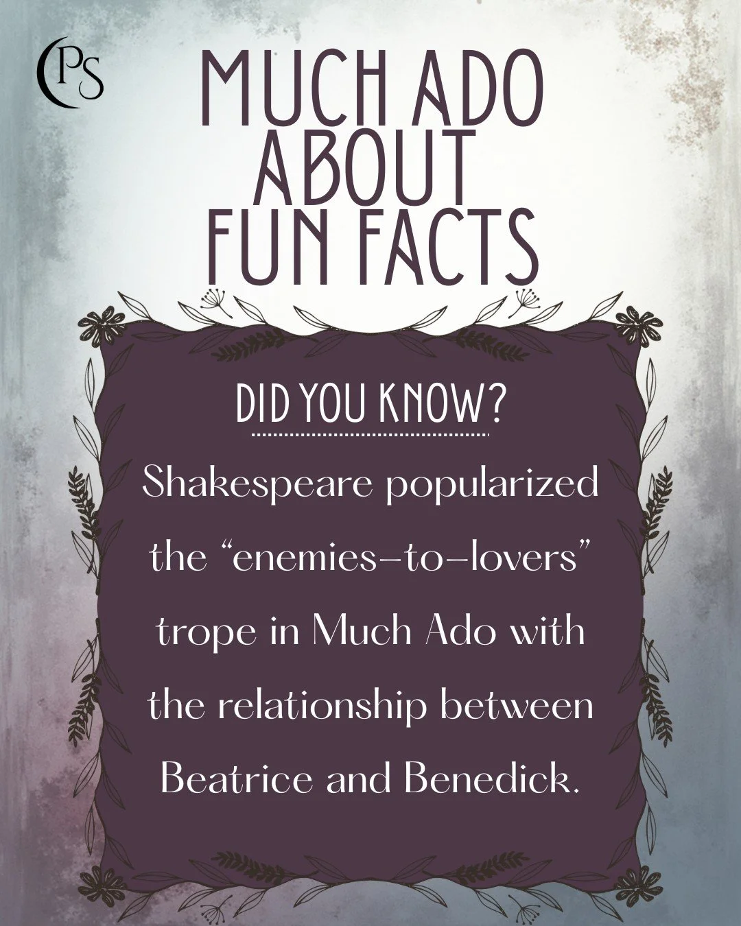 Come see the rousing romance of Beatrice and Benedict and the relationships of so many others! Reserve your spot at one of our shows of Much Ado About Nothing now. (https://piedmontshakes.org/reservations)