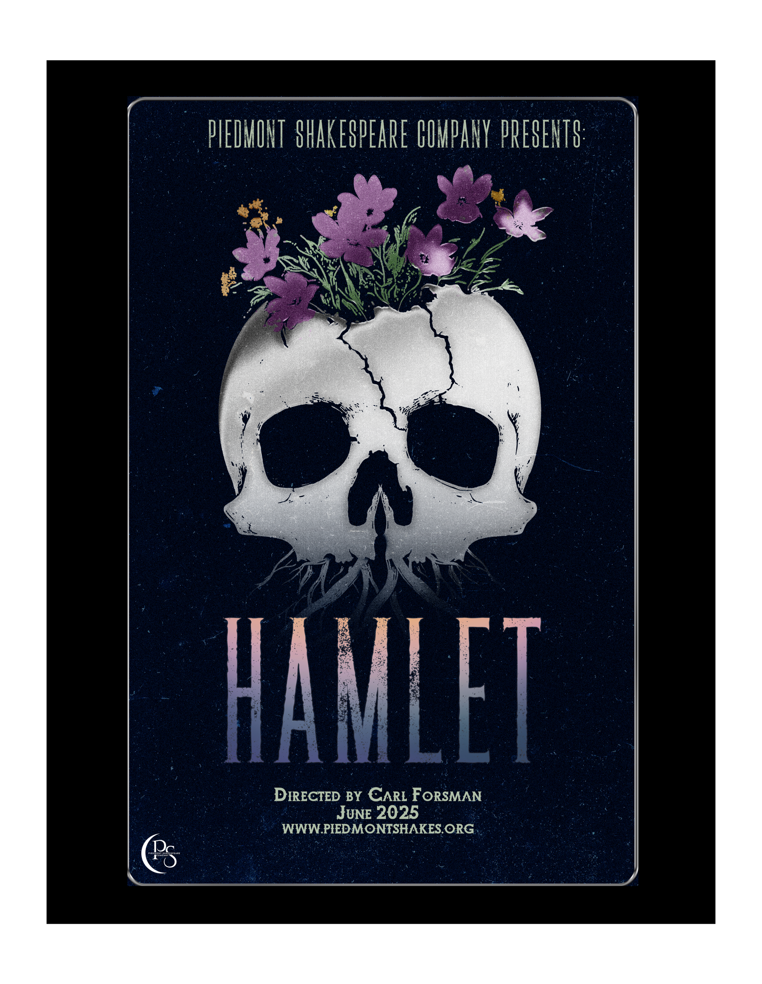 Hamlet Digital Program from Piedmont Shakespeare's Free Production 2025, Over 1500 in attendance, Piedmont Triad Free Shakespeare
