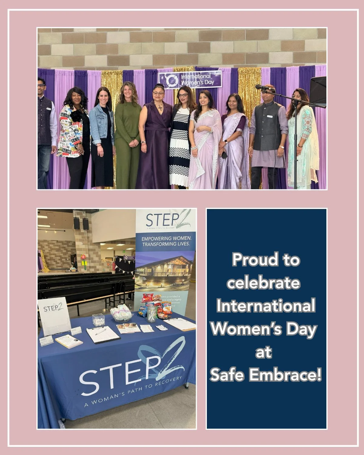 We were proud to celebrate International Women&rsquo;s Day @safeembrace this past Saturday! 💜🎉👯&zwj;♀️

Honoring the strength, resilience, and empowerment of women in our community is at the heart of the work we do every day. Thank you to Safe Emb
