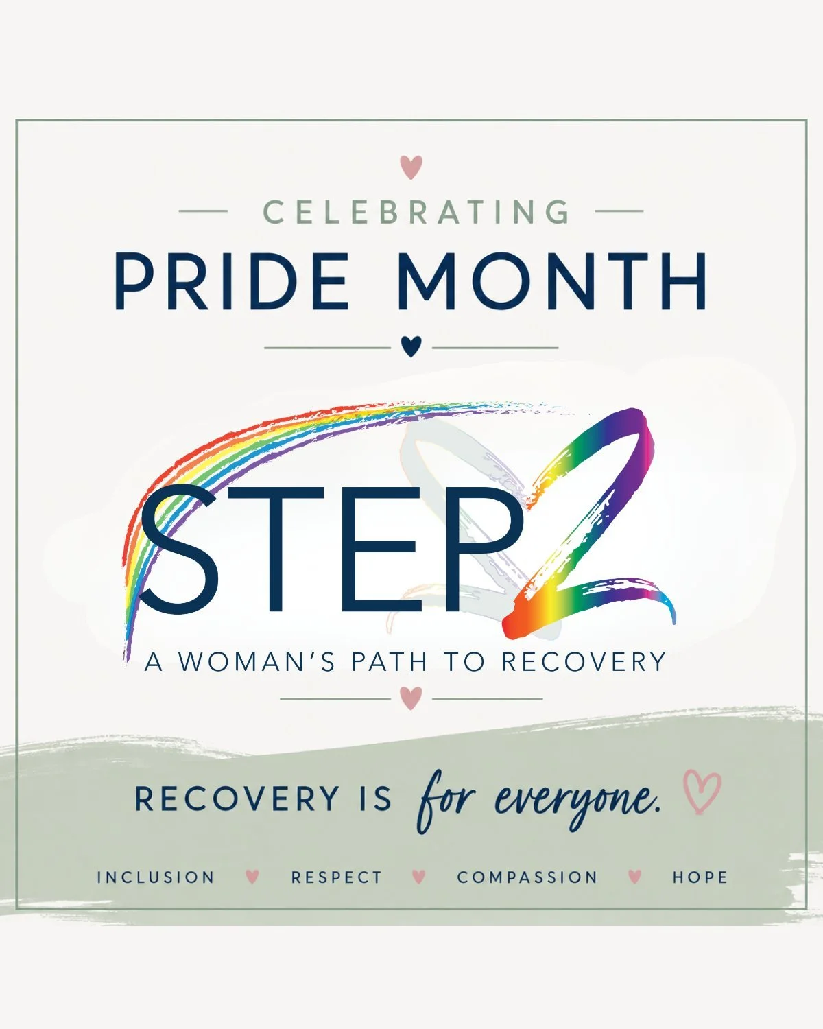 🌈 Happy Pride Month! 🌈

At STEP2, we believe that every woman deserves the opportunity to heal, recover, and build the future she wants for herself and her family.

This Pride Month, we celebrate the strength, resilience, and individuality of the L