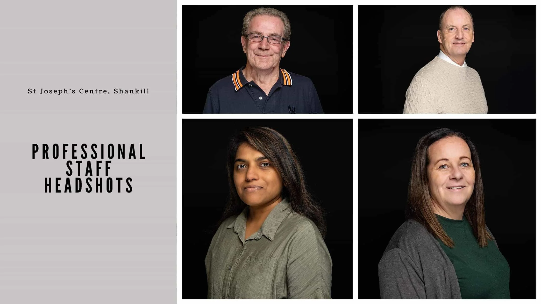 Professional Staff Headshots – St Joseph’s Centre, Shankill