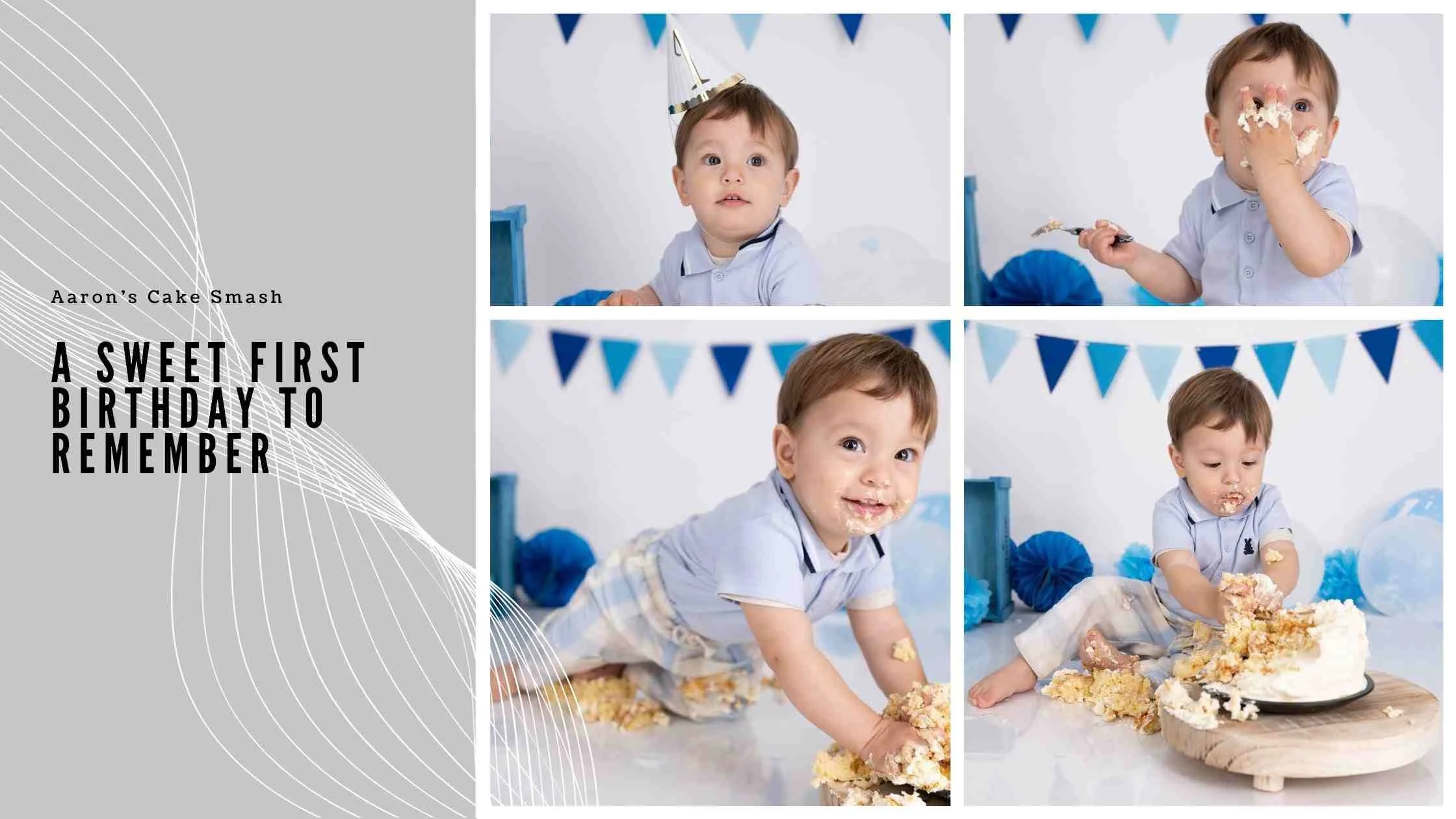 Aaron’s Cake Smash in Clontarf, Dublin — A Sweet First Birthday to Remember