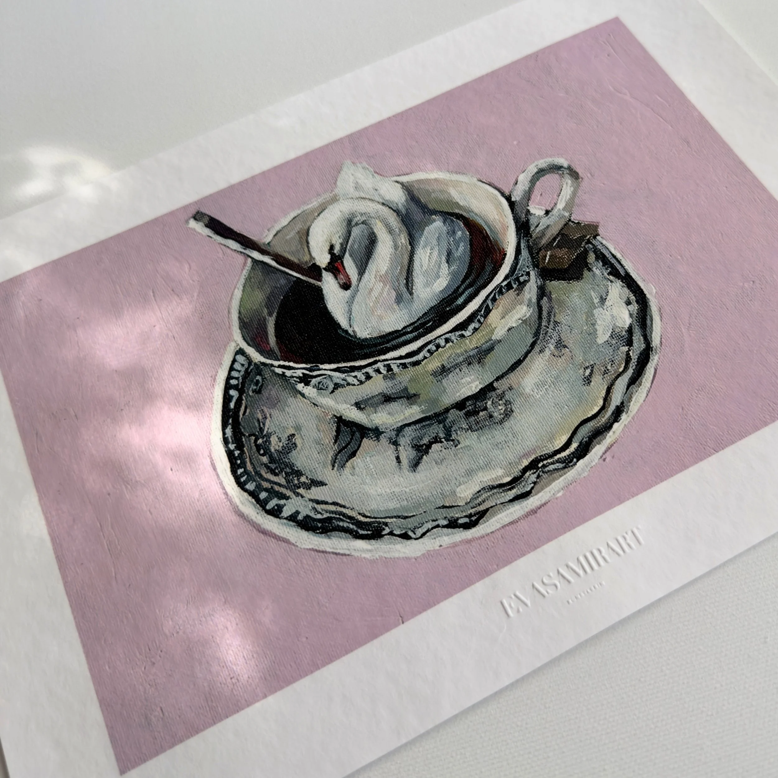 Schwan in der Tasse | Fine Art Print