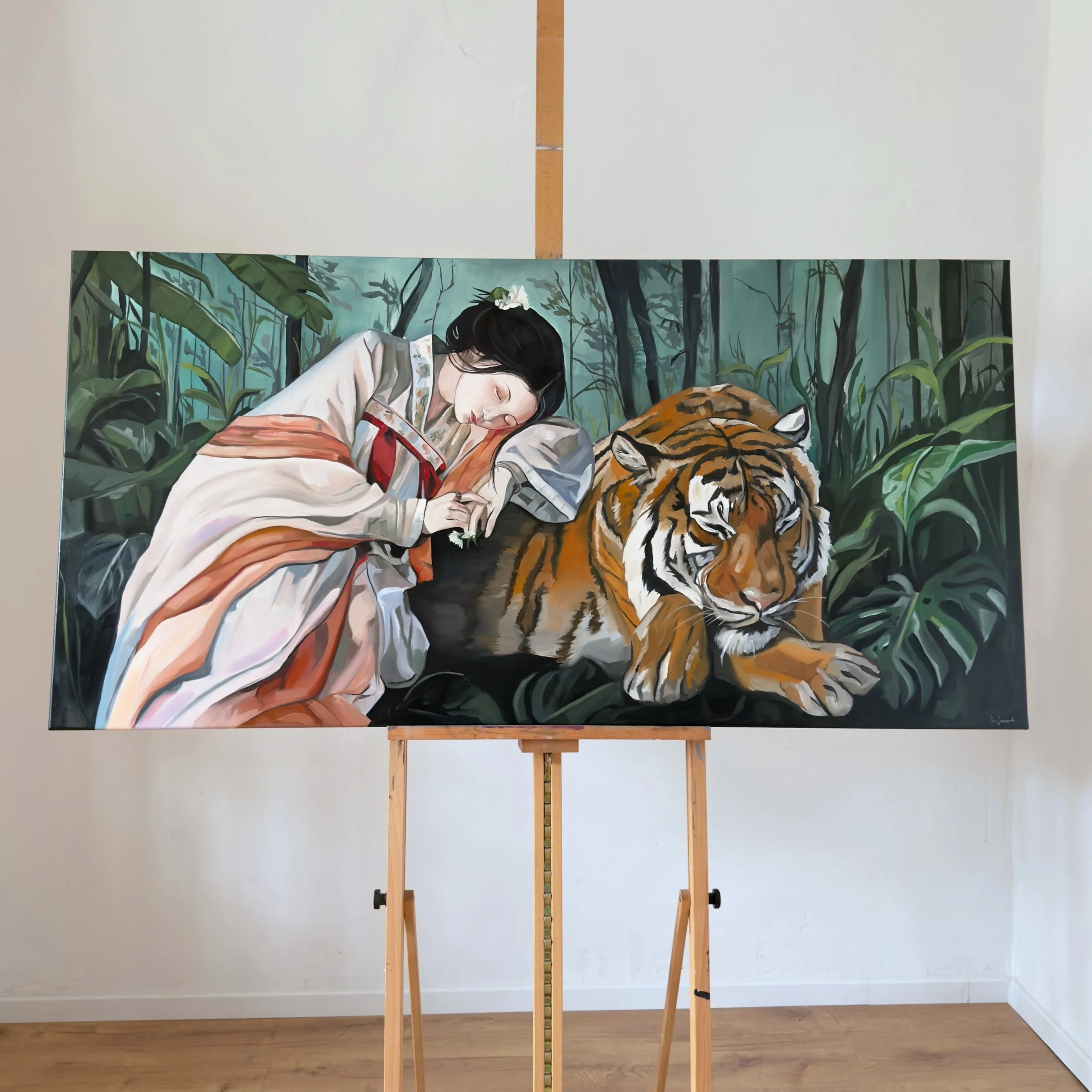 Die Frau und ihr Tiger