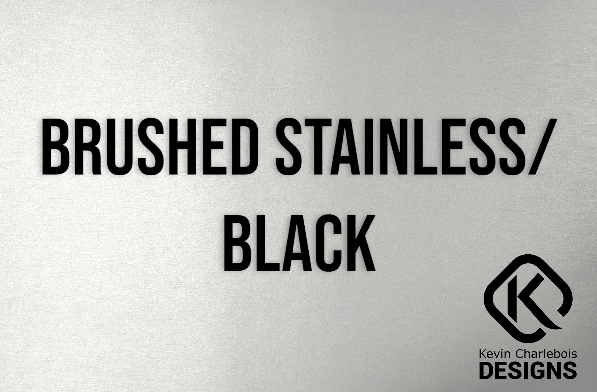 Brushed Stainless-Black