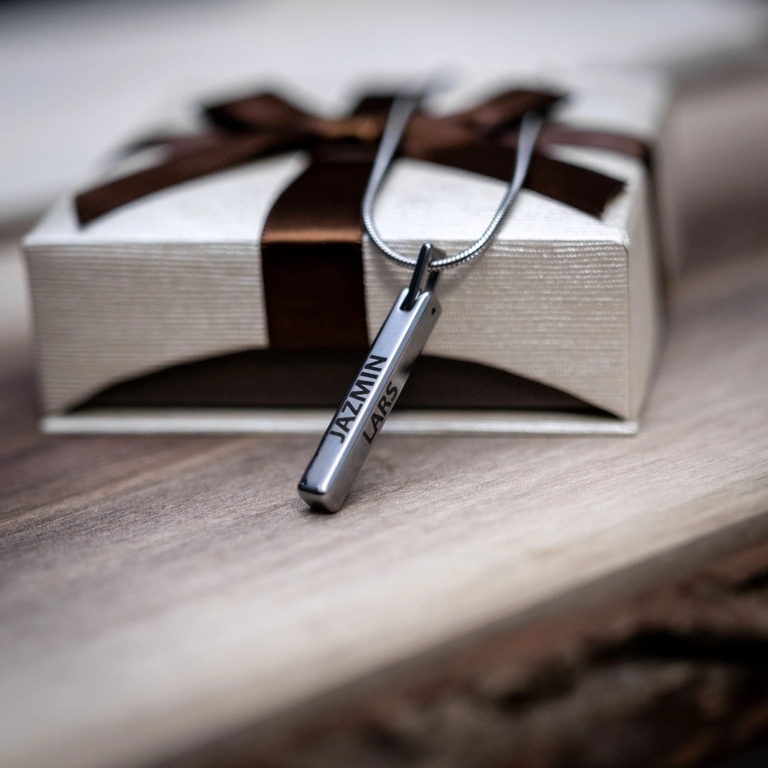 Tungsten Bar Necklace