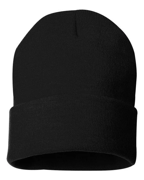 Sportsman SP12 Acrylic Cuff 12" Toque (Black)  $30.00