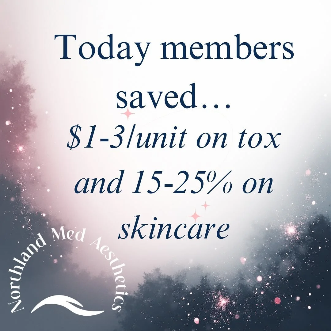 ✨ Glow all year with our Beauty Bank Membership!
Enjoy exclusive savings, free treatments &amp; VIP perks&mdash;because great skin should be effortless. 💎

#NorthlandMedAesthetics #BeautyBank #SkinGoals