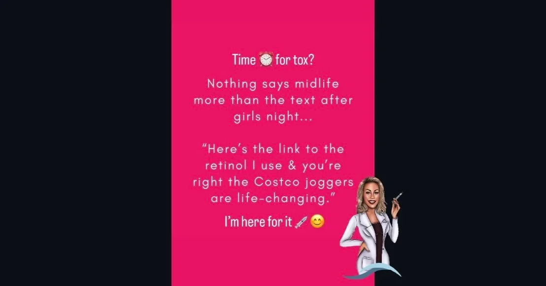 Thinking about tox? Curious but cautious? 🤷🏼&zwj;♀️ A little tempted? If you&rsquo;re wondering whether it&rsquo;s a good fit, that&rsquo;s literally my job🤓. Let&rsquo;s chat. 💞